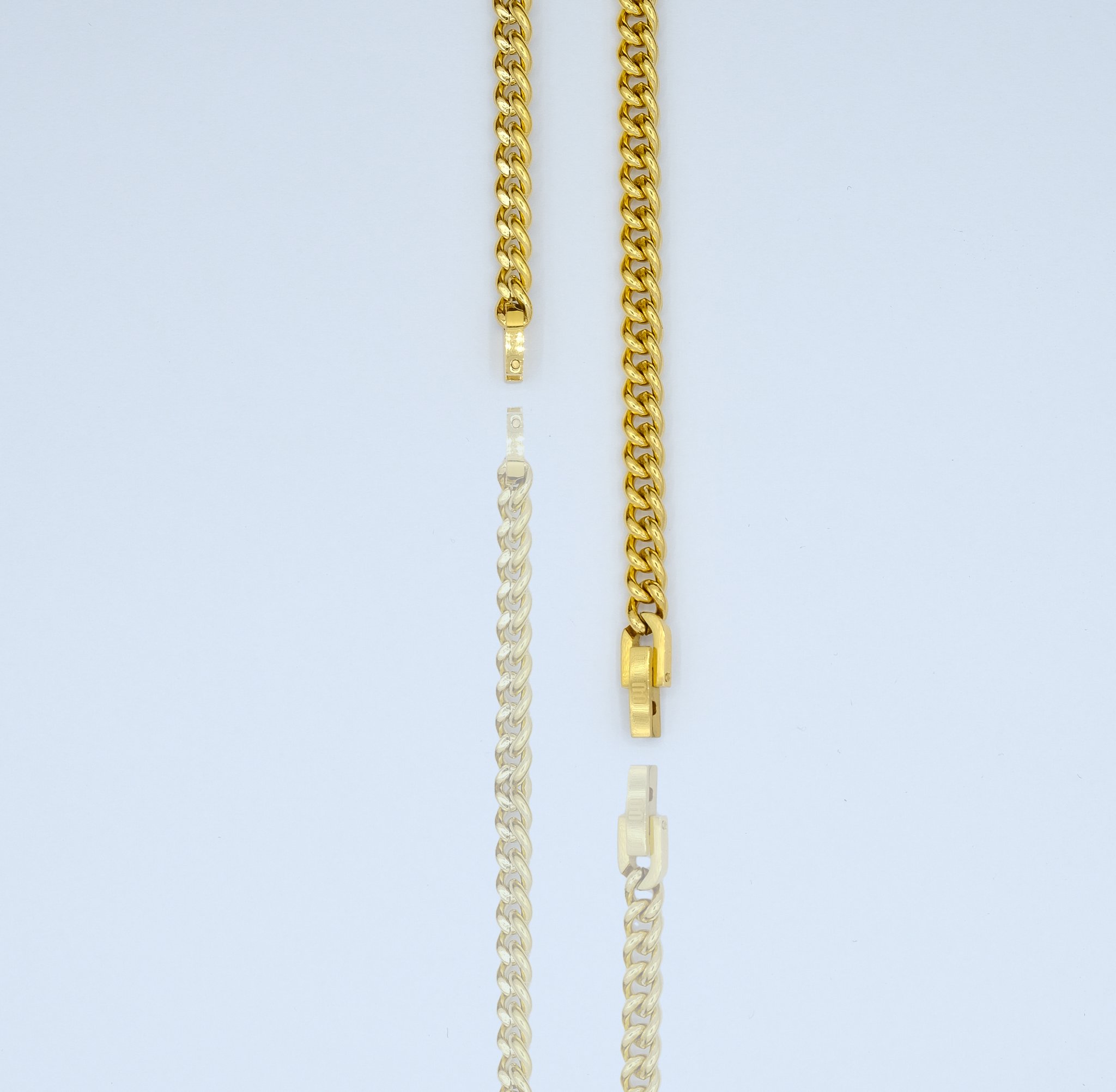 6mm Classic 14K Gold Plated Cuban Chain