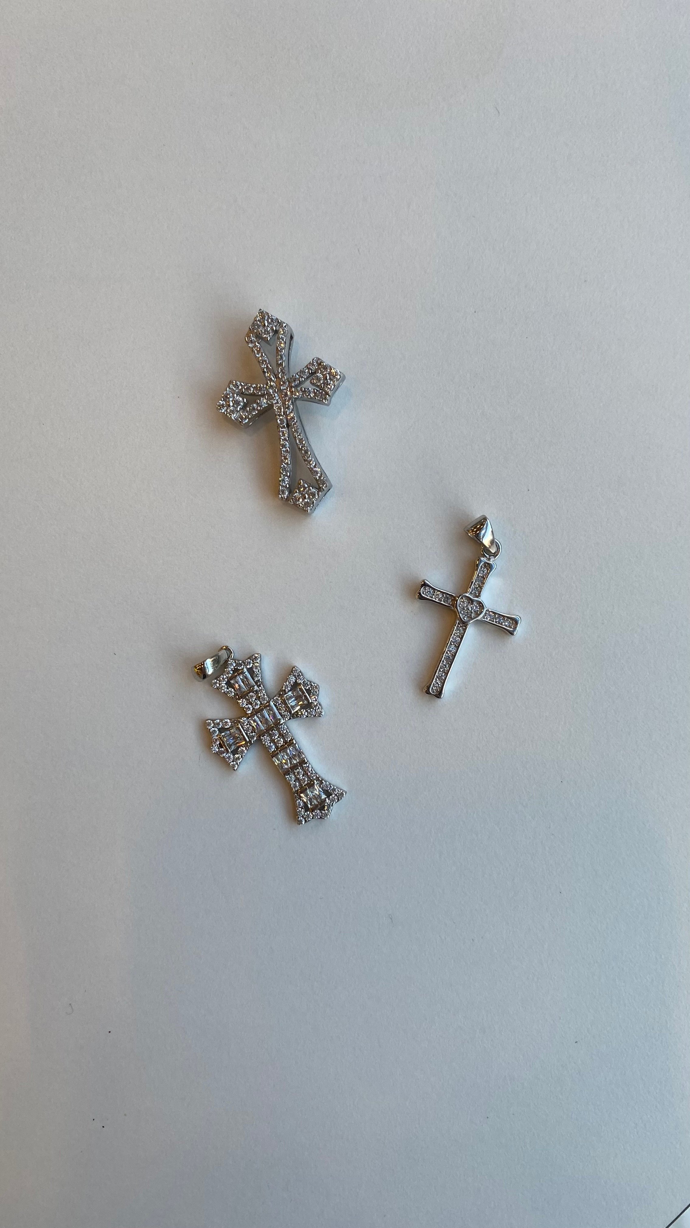 925 Sterling Silver Cross Pendant 2