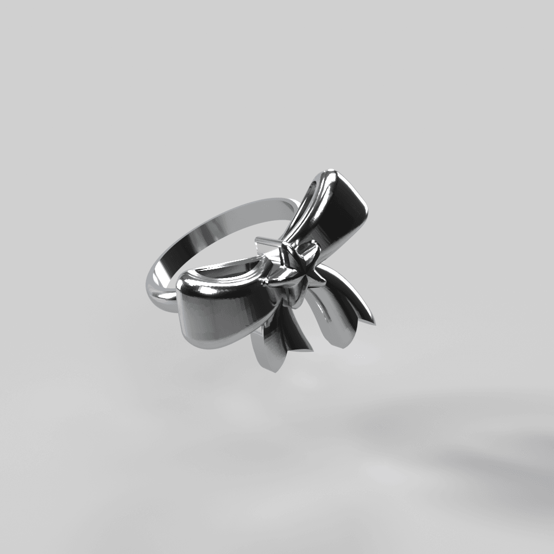 925 Silver 471 Bow Ring