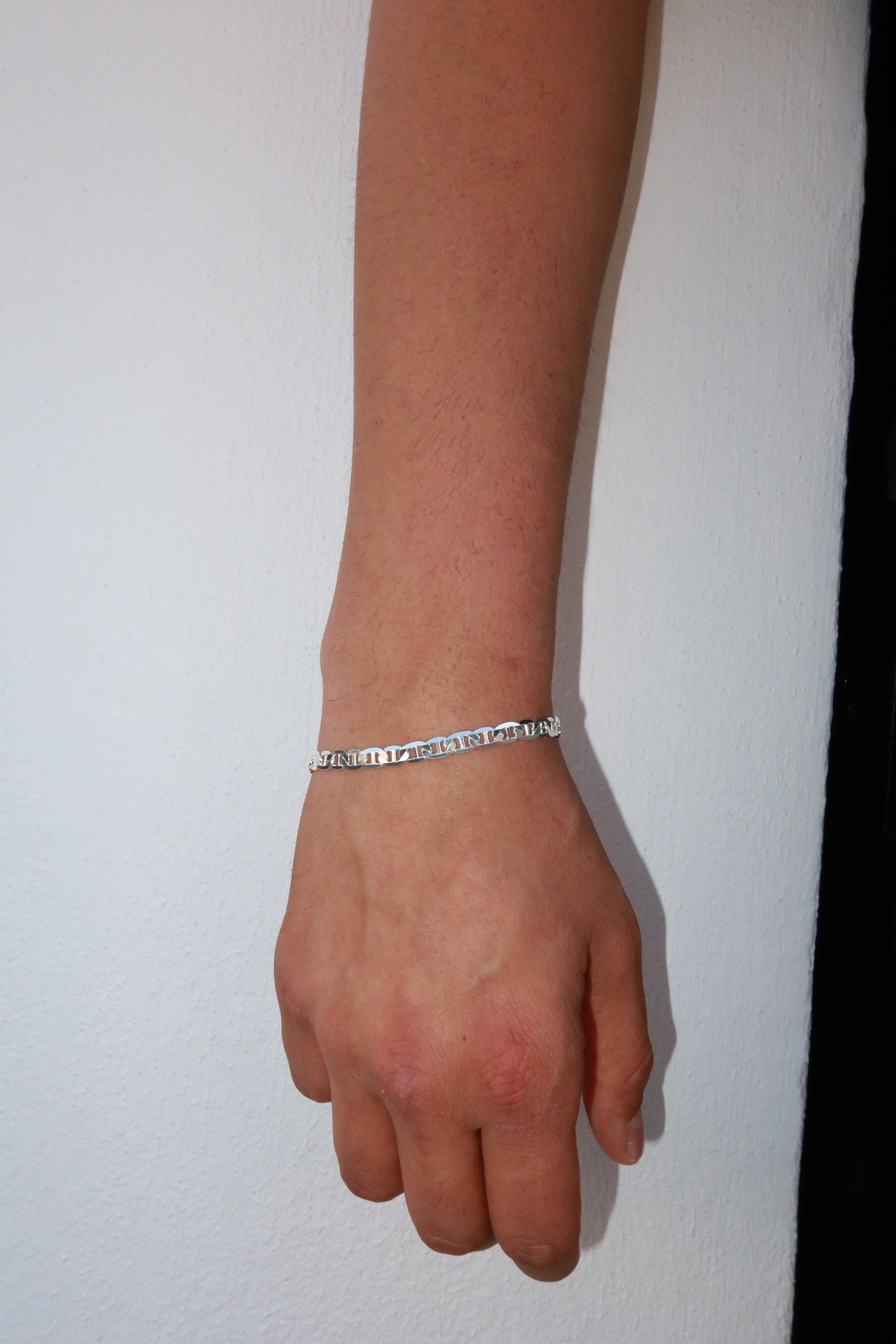 925 Silver 7mm Coffee Bean v2 Bracelet