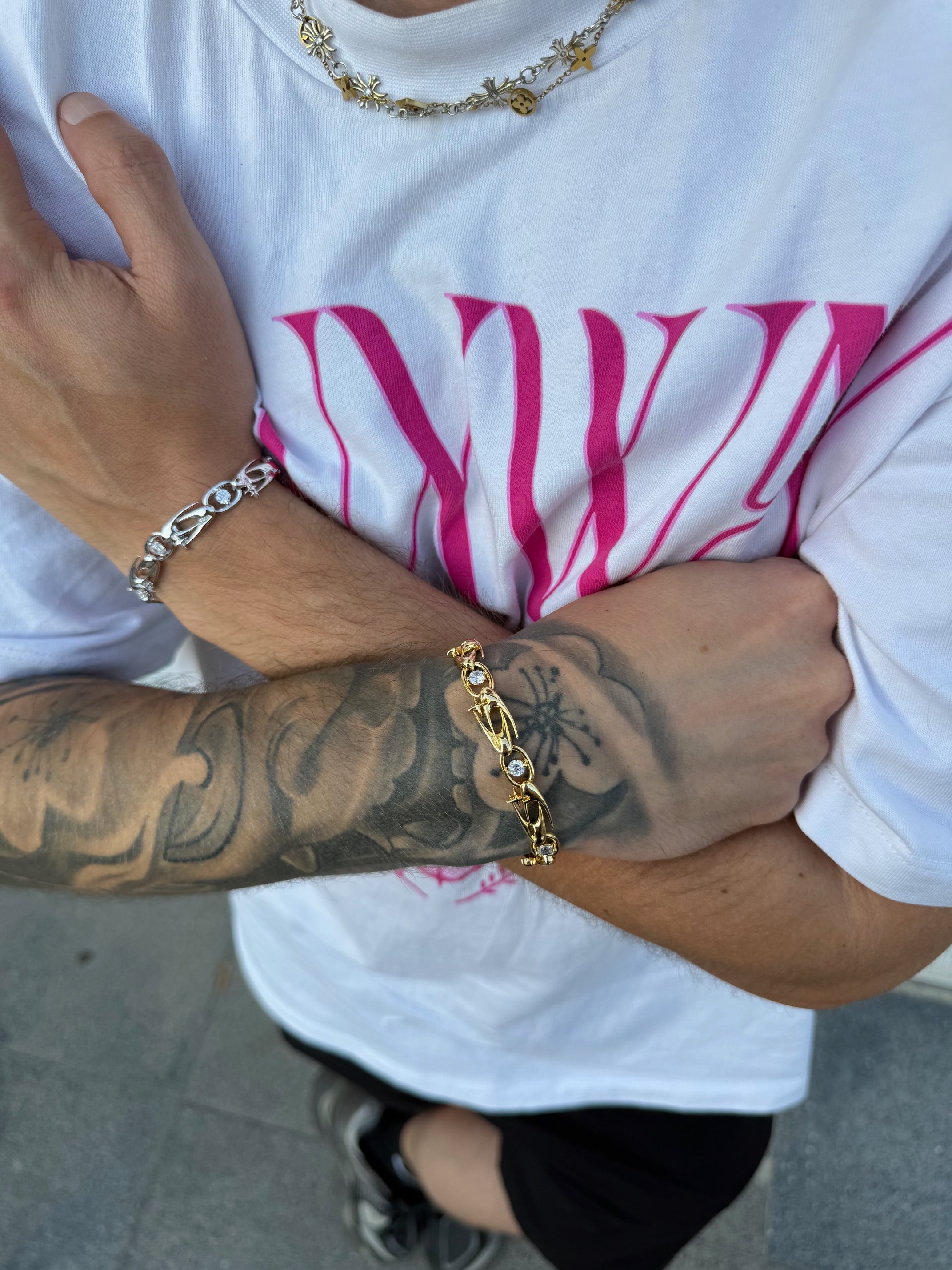New GC Logo Link Bracelet