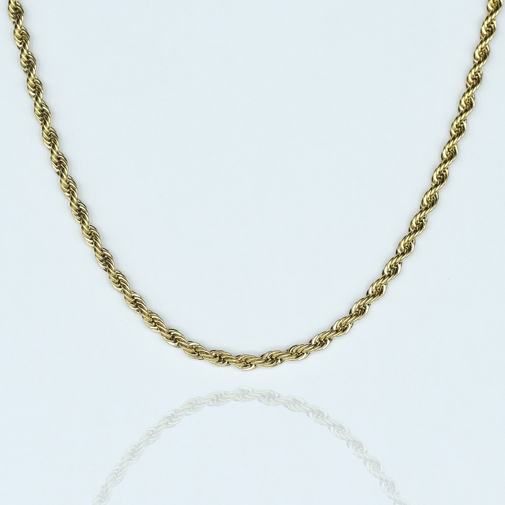 3mm Gold Plated Rope Chain