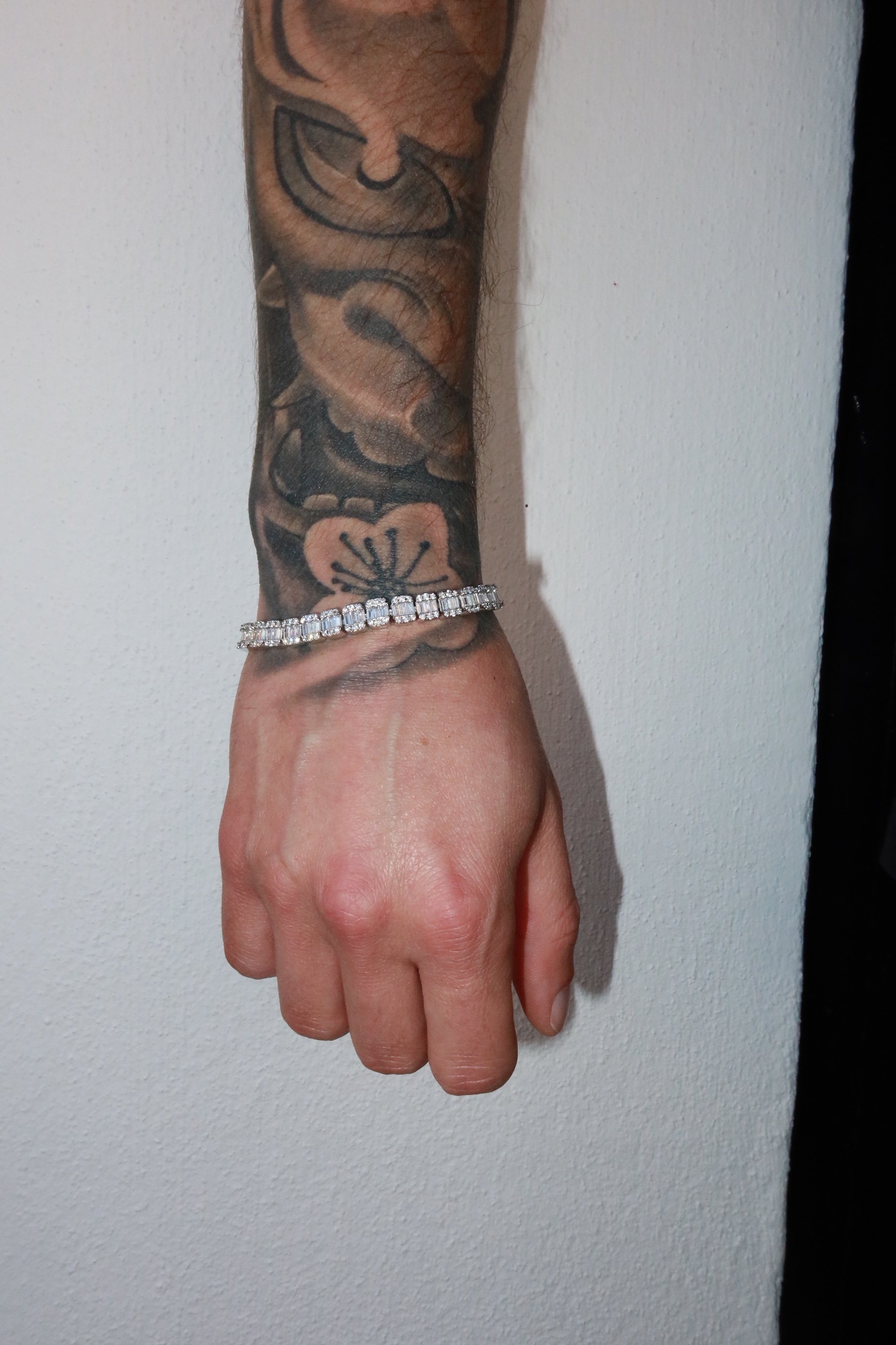 7mm Square Baguette Bracelet