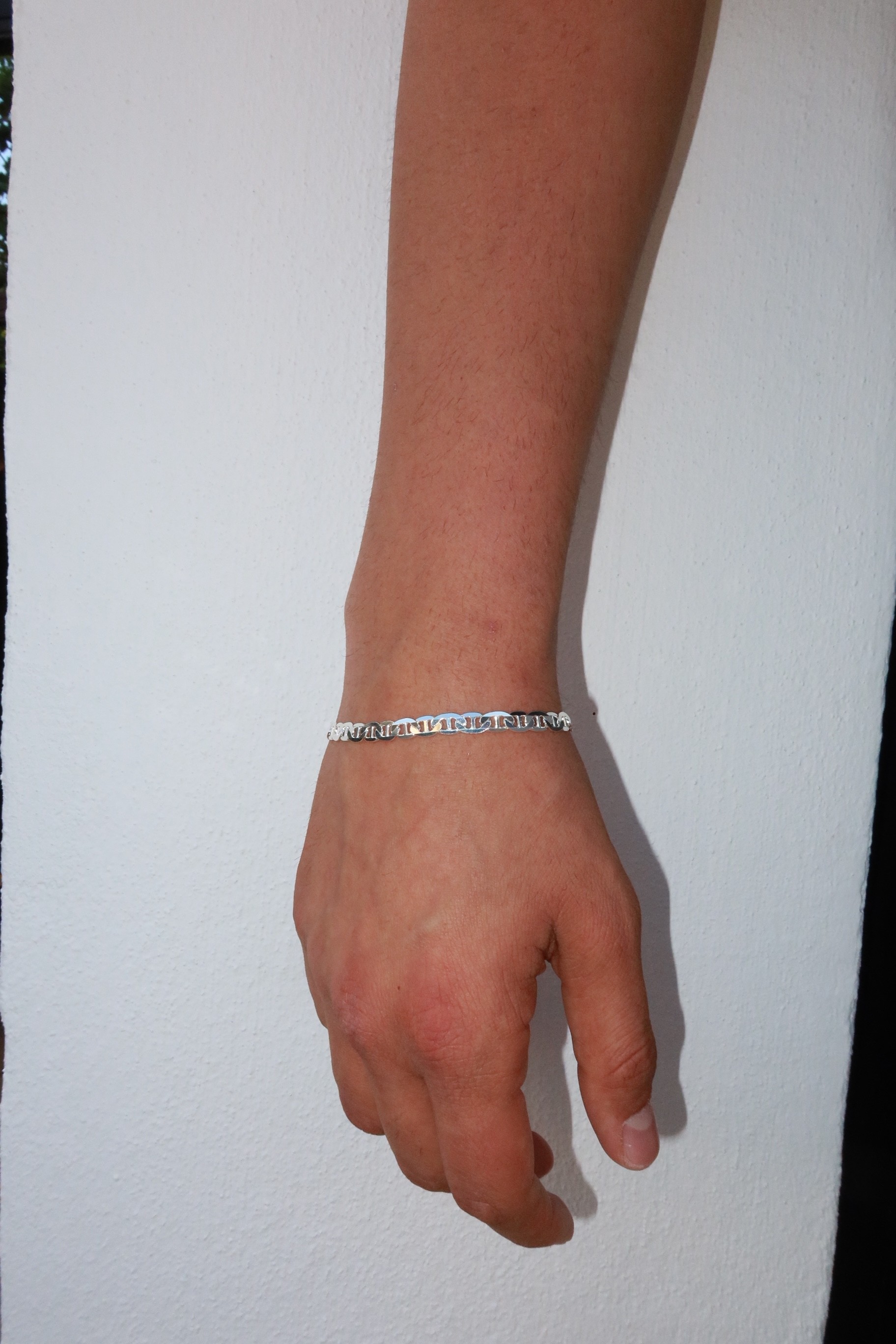925 Silver 7mm Coffee Bean v2 Bracelet