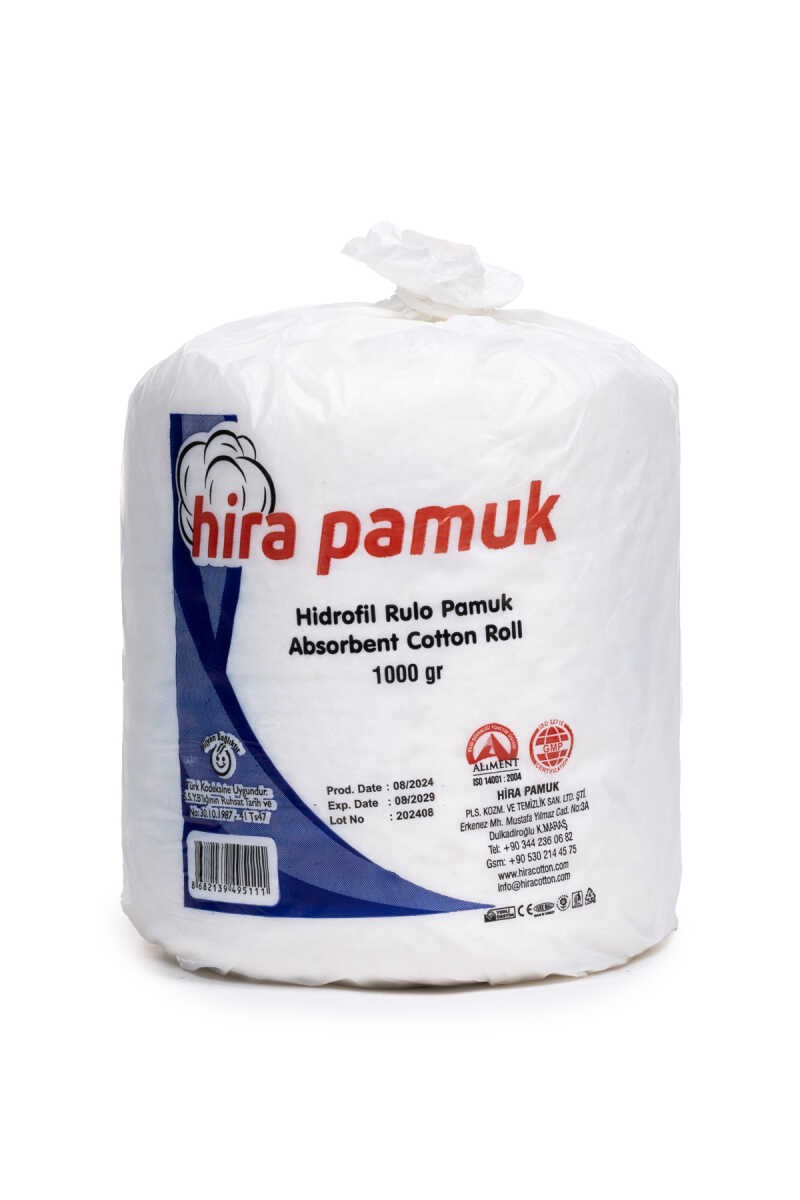 HİDROFİL RULO PAMUK 1 KG