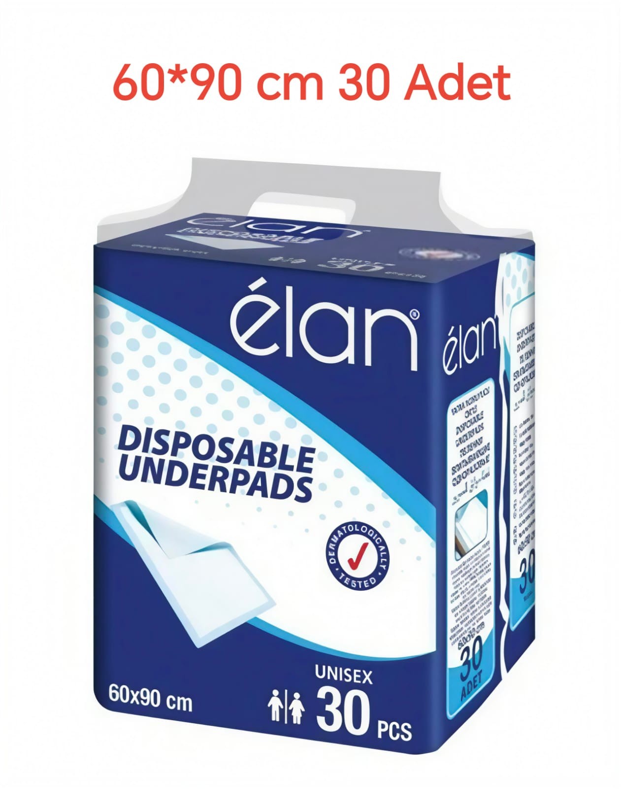 ELAN YATAK KORUYUCU ÖRTÜ SERME BEZ 60*90 CM 30 ADET