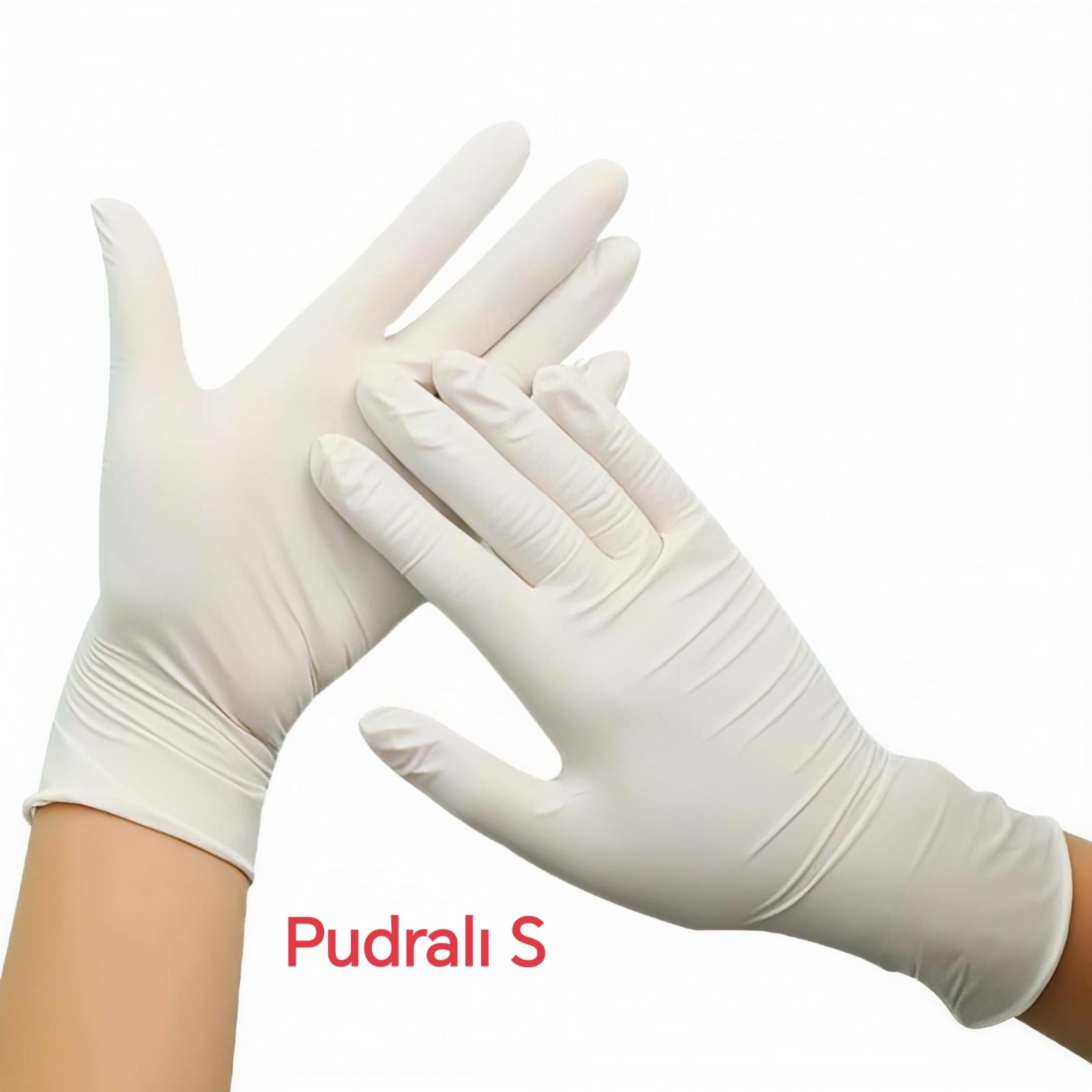 LATEKS PUDRALI MUAYENE ELDİVENİ BEYAZ RENK 100'LÜ - SMALL