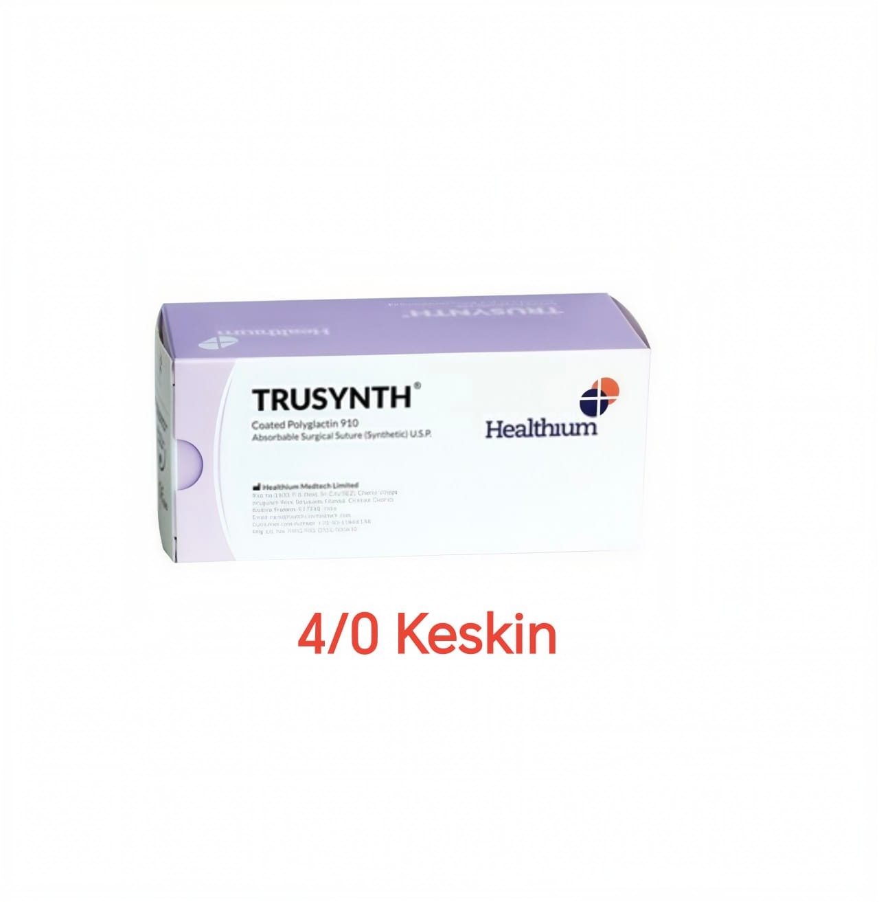 PGA KESKİN İĞNELİ CERRAHİ İPLİK 75 CM 12 ADET - 4/0