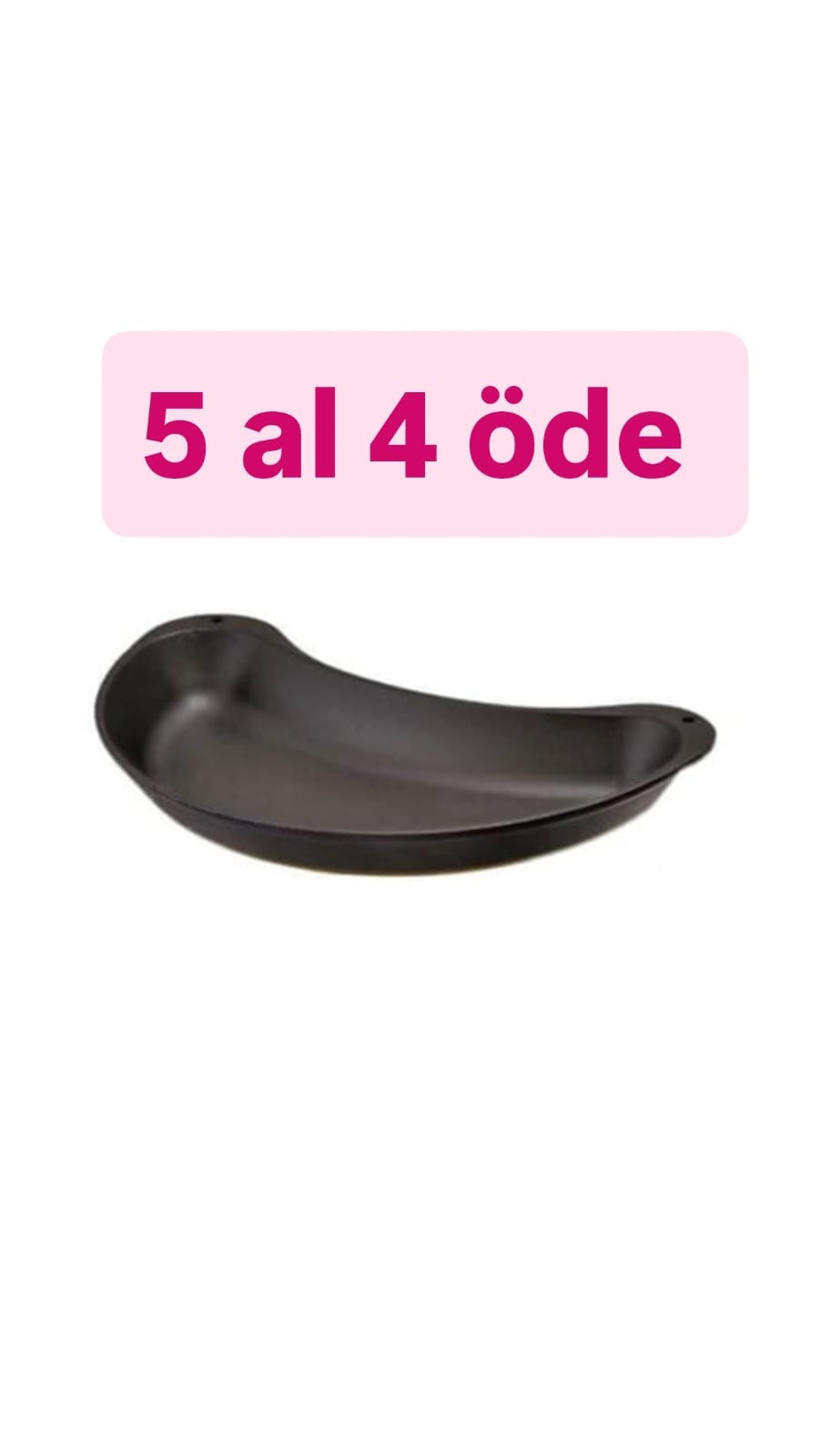 BÖBREK KÜVET PLASTİK SİYAH 100 LÜ