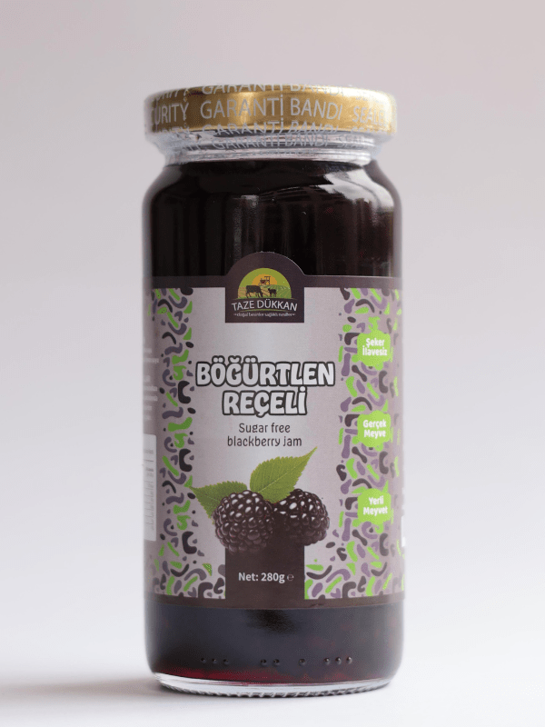Şeker İlavesiz Böğürtlen Reçeli 280 g