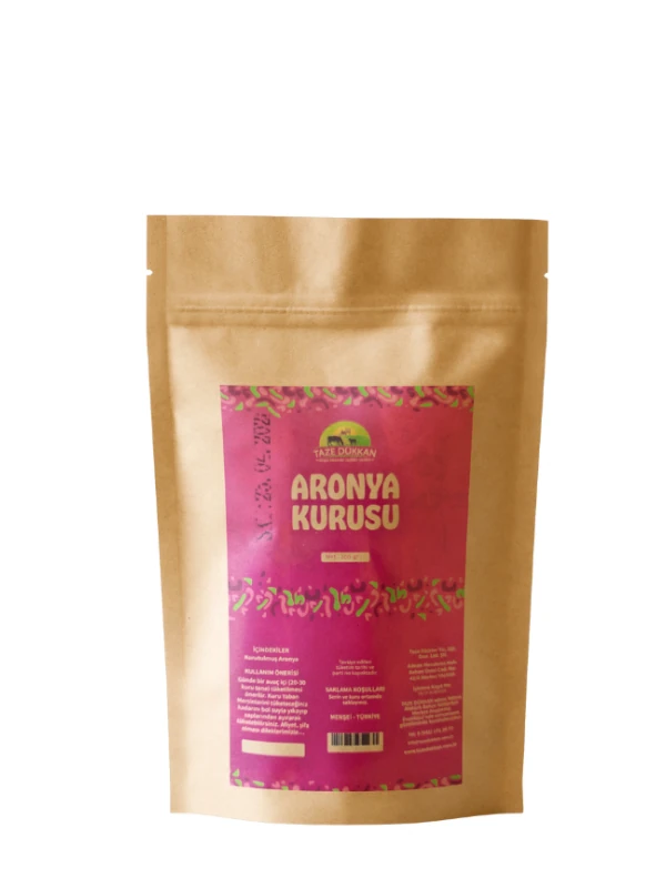 Ayıklanmış Aronya Kurusu (Coğrafi İşaretli) 200gr