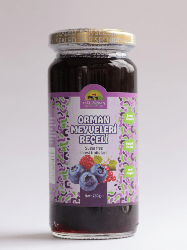 Şeker İlavesiz Orman Meyveleri Reçeli 280 g