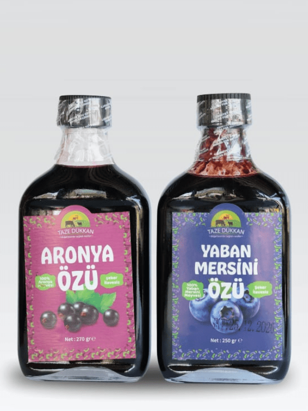 Aronya Özü Yaban Mersini Özü Avantajlı Set 