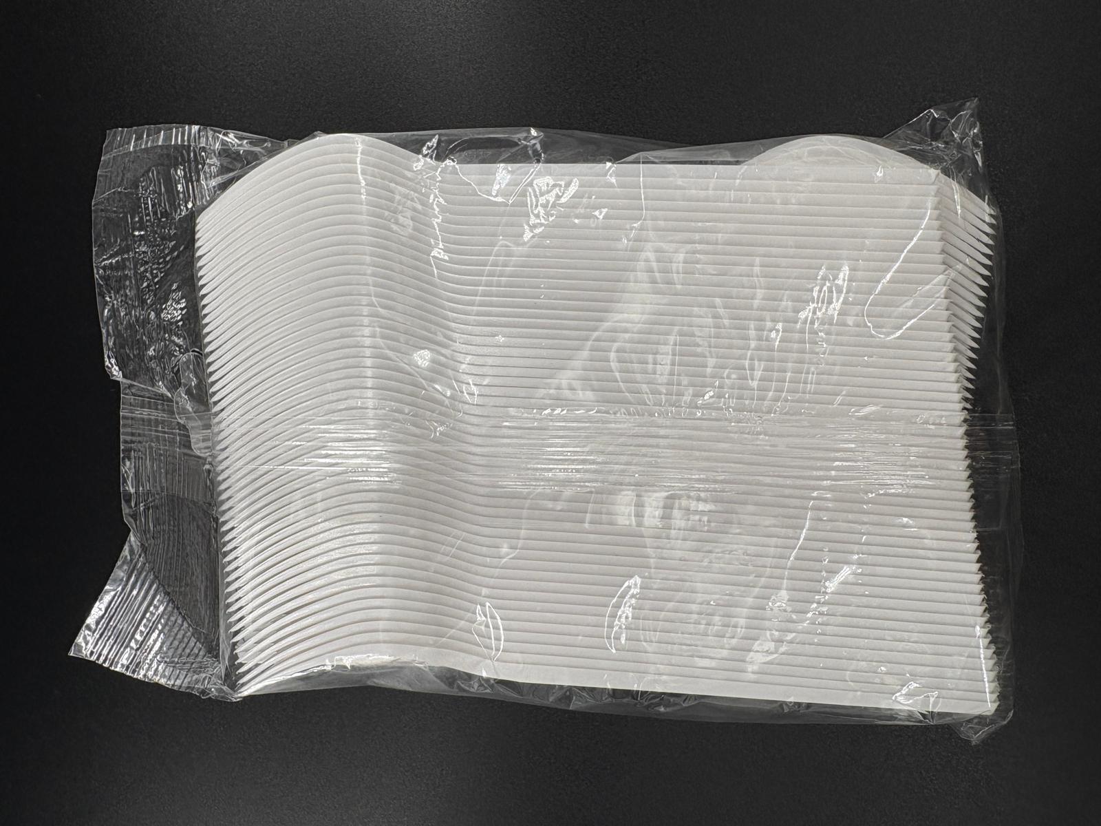  Yıkanabilir Standart Plastik Çatal Beyaz 100'lü Paket