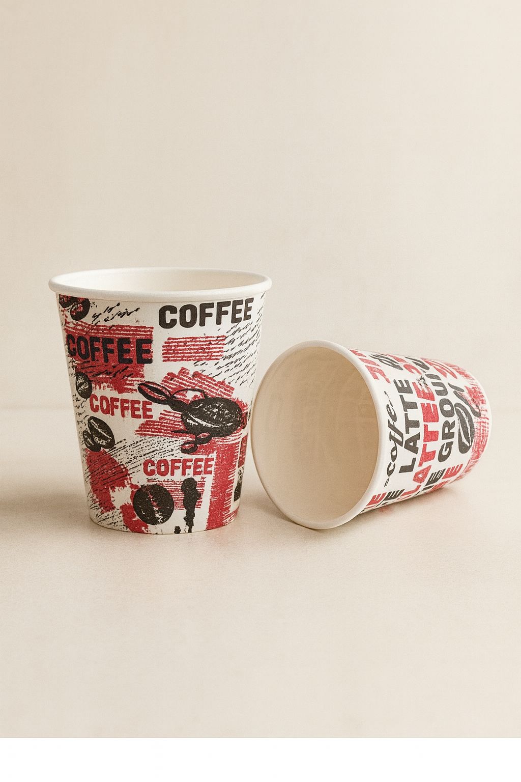 Karton Bardak 7 oz Karışık Desen