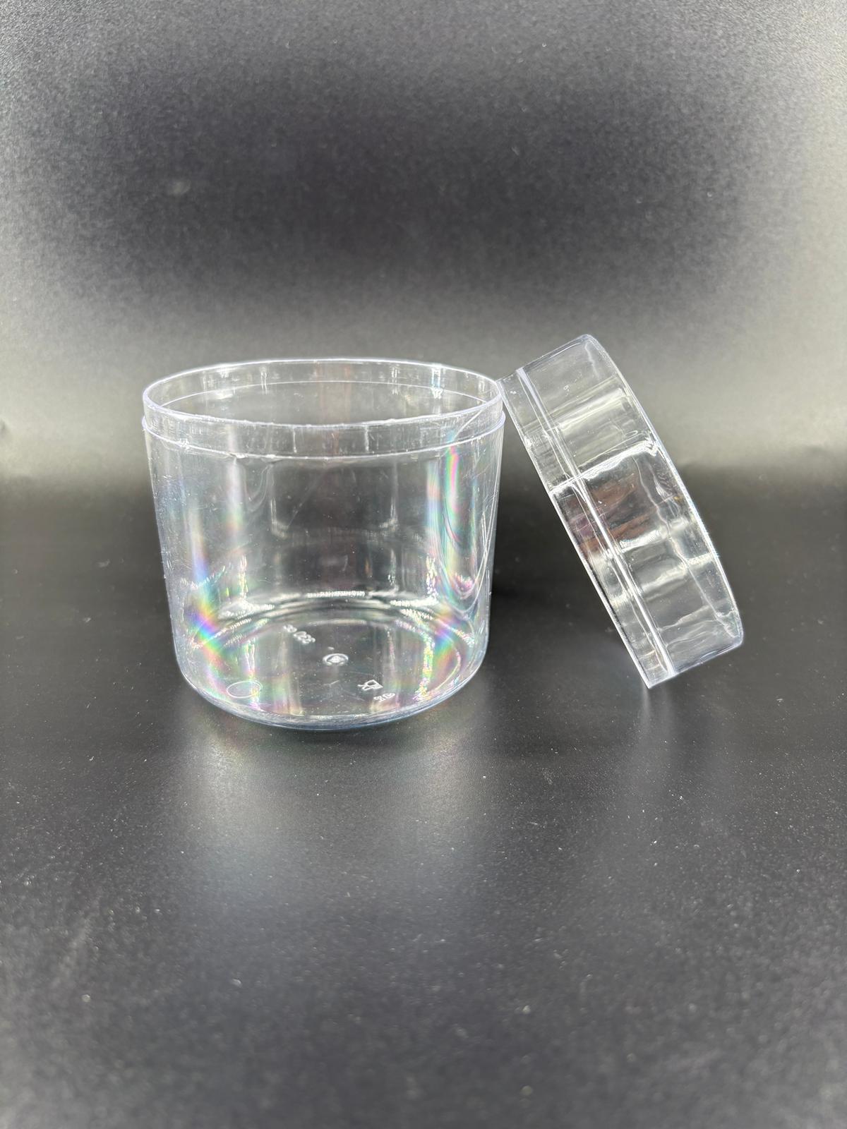  Şeffaf-Kapaklı Kristal Tatlı Kasesi-330 cc