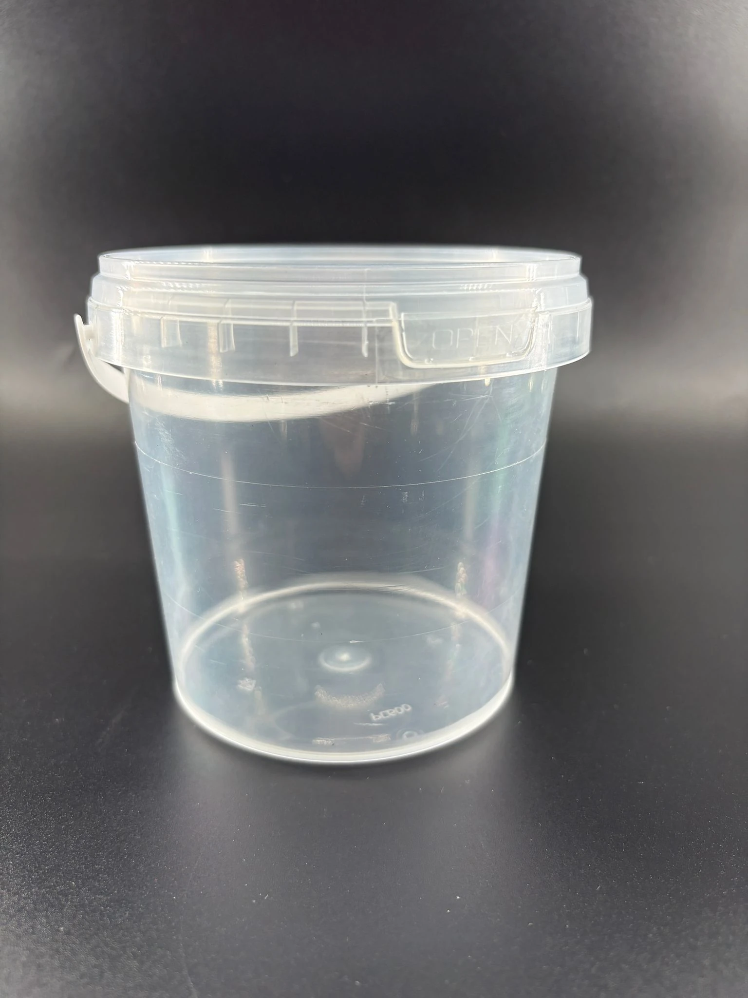 600 cc Kapaklı Şeffaf Kutu-Kova 