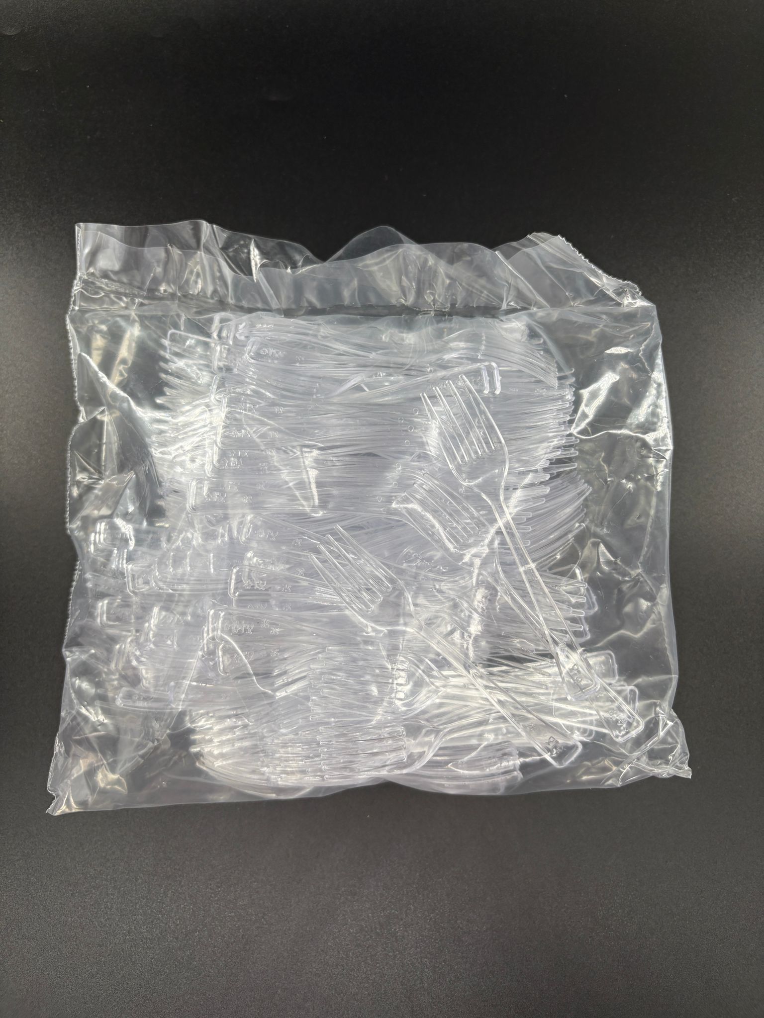  Mini Çatal Şeffaf 250'li Paket