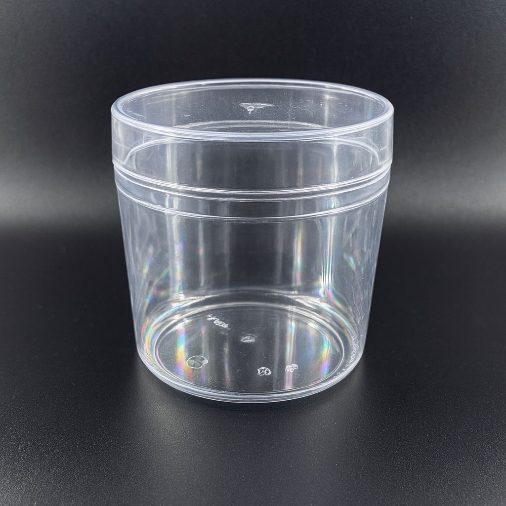  Şeffaf-Kapaklı Kristal Tatlı Kasesi-330 cc