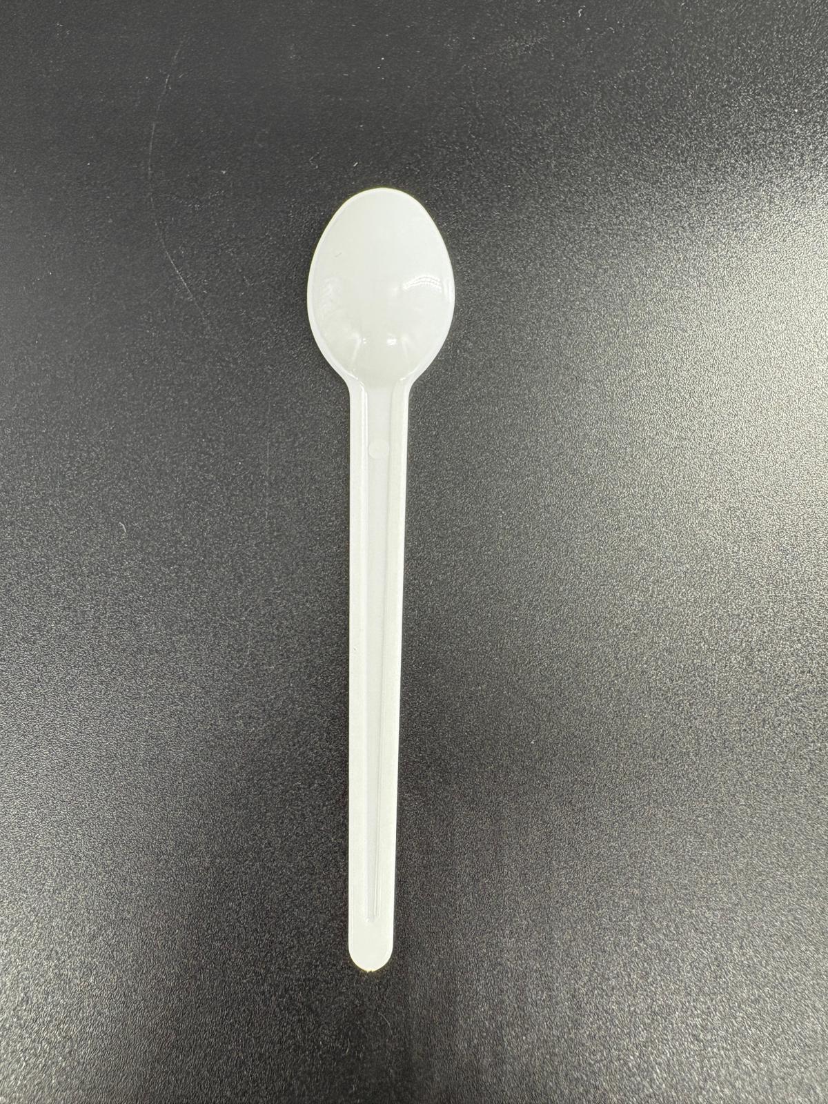 Plastik Çay ve Kahve Karıştırma Kaşığı Beyaz-110 mm-1000'li Paket