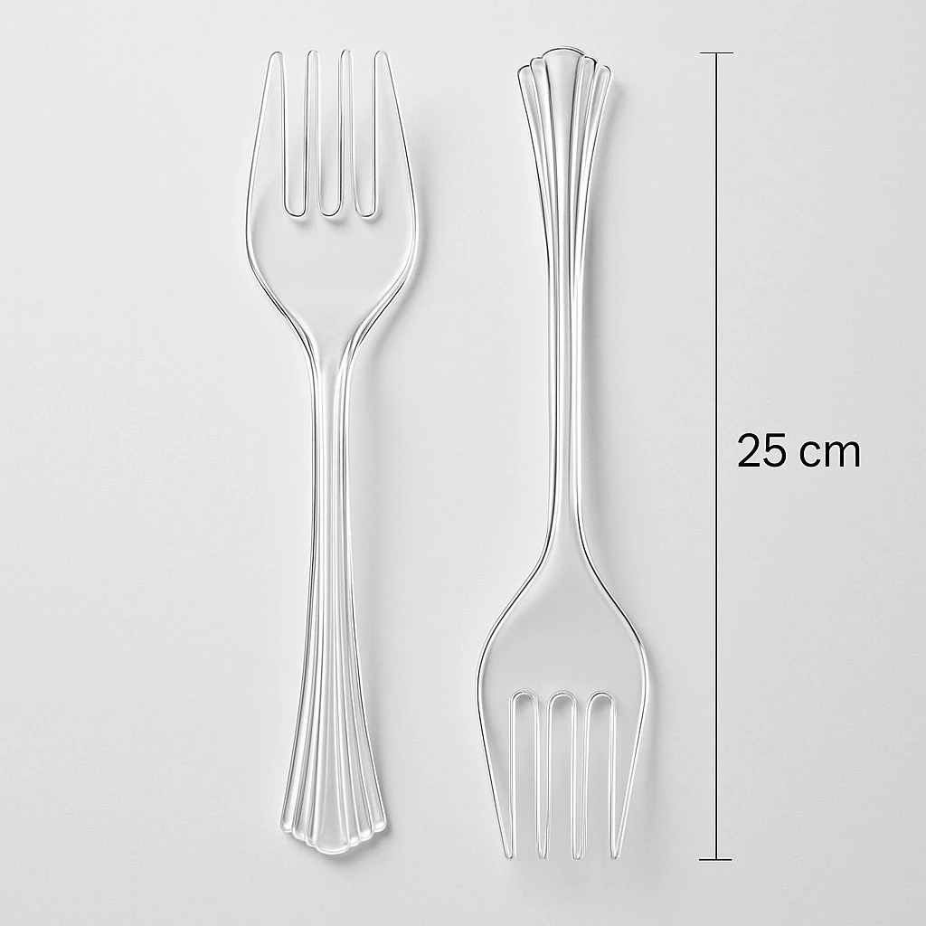 2'Lİ SERVİS ÇATALI SET-SERT MİKA