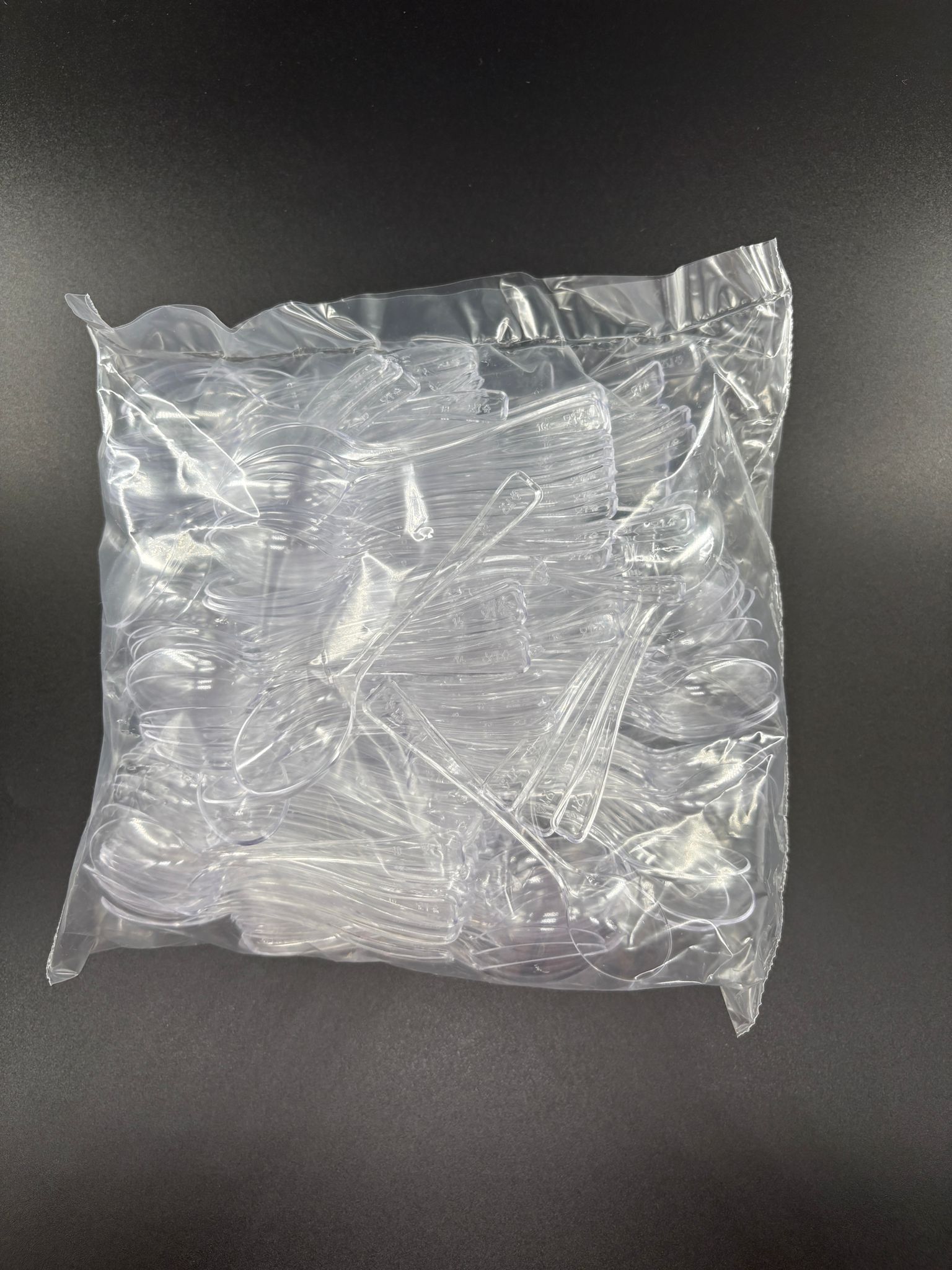 Mini Kaşık Şeffaf 250'li Paket