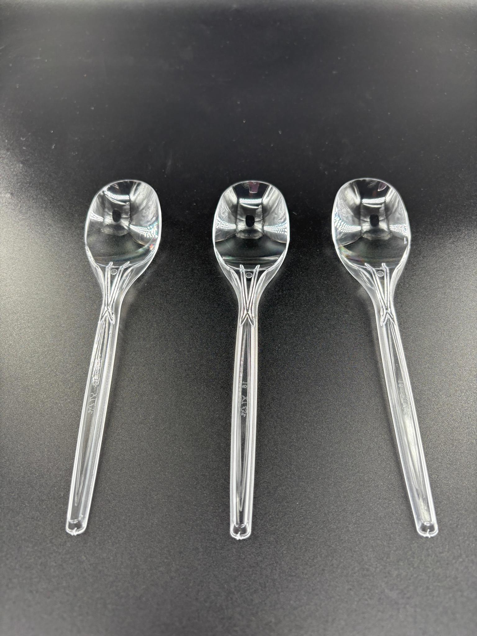  Şeffaf Plastik Kaşık 50'li Paket