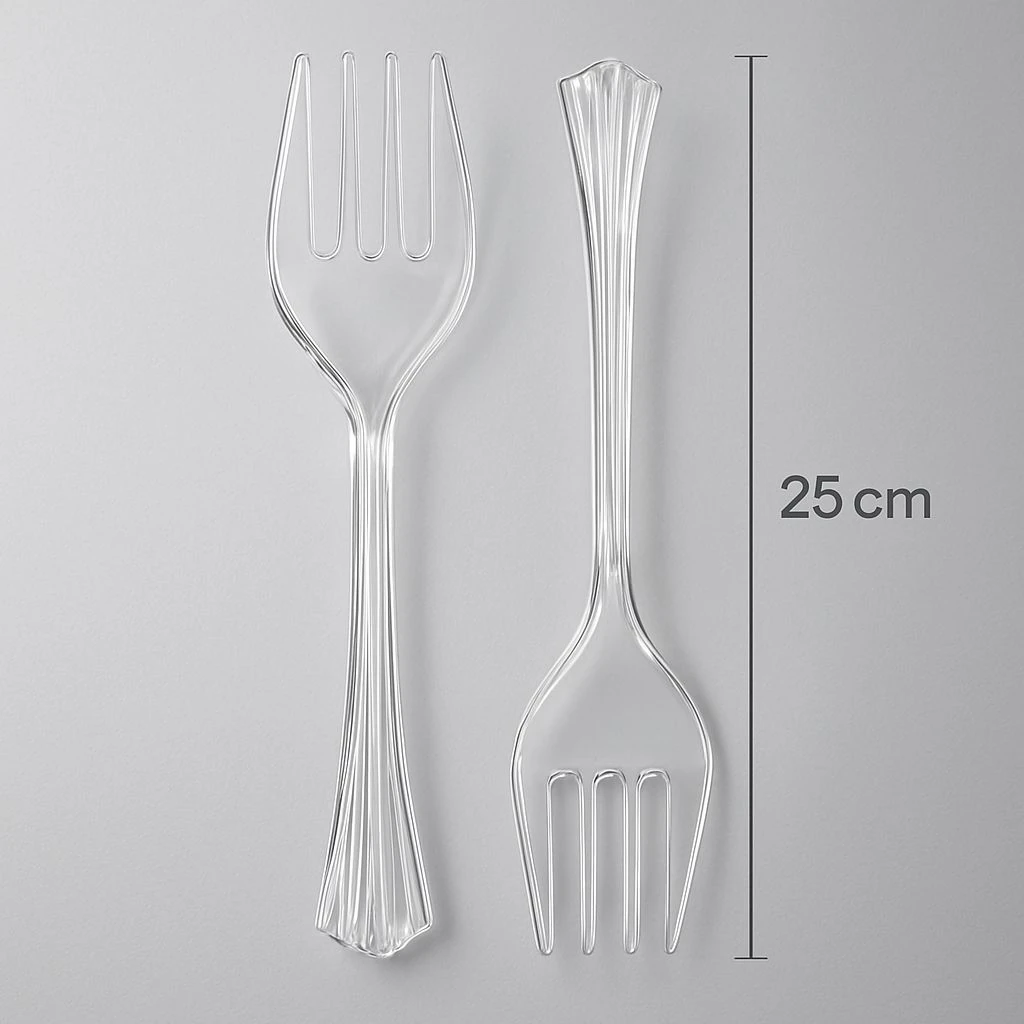 2'Lİ SERVİS ÇATALI SET-SERT MİKA