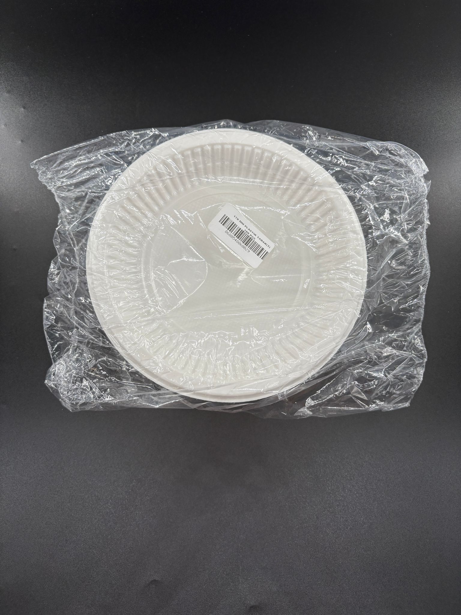 Ekonomik Plastik Tabak 17 cm