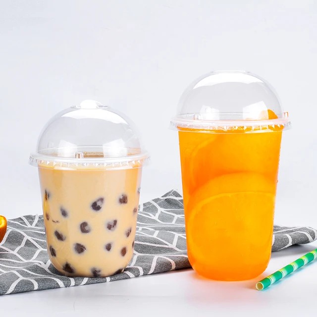 95 Çap 12-14 oz (400 cc) Pet Bubble Tea Bardak  