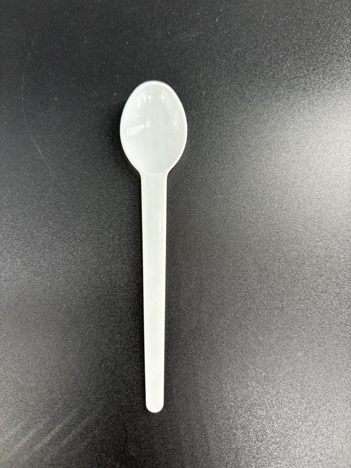 Plastik Çay ve Kahve Karıştırma Kaşığı Beyaz-110 mm-1000'li Paket