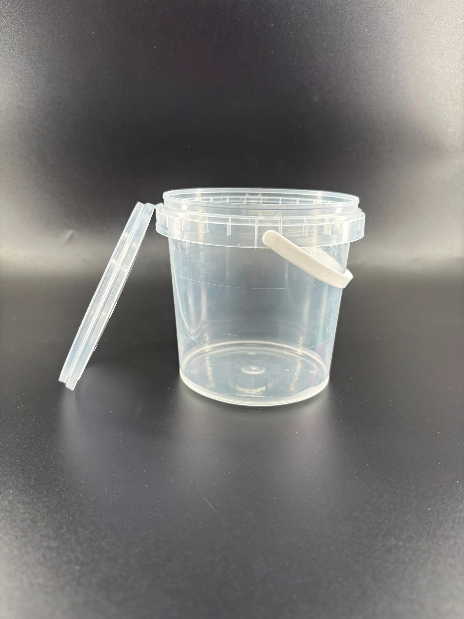 600 cc Kapaklı Şeffaf Kutu-Kova 