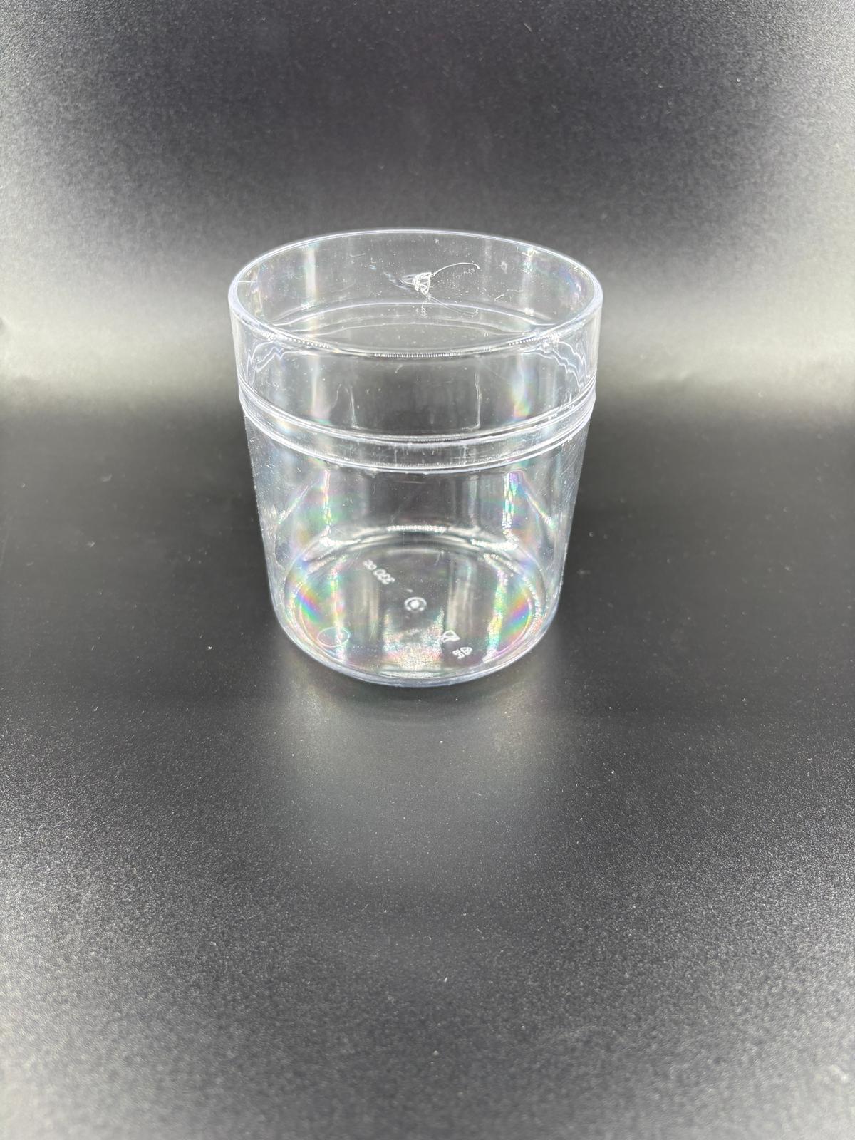  Şeffaf-Kapaklı Kristal Tatlı Kasesi-330 cc