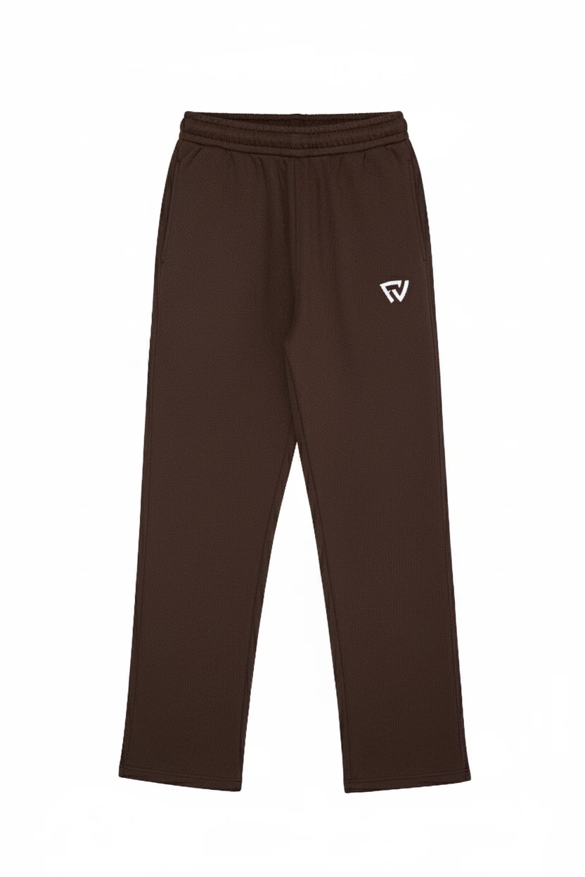 Baggy Basic Sweatpants - Kahverengi