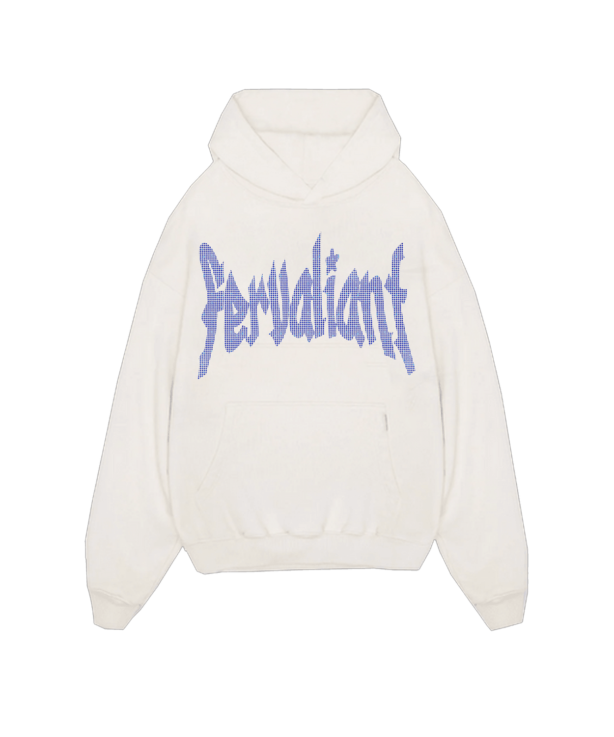  Navy White Star Rhinestone Hoodie