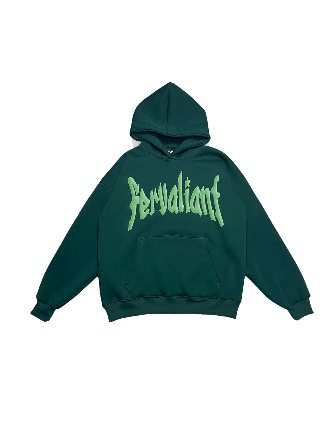 Green Star Puff Hoodie