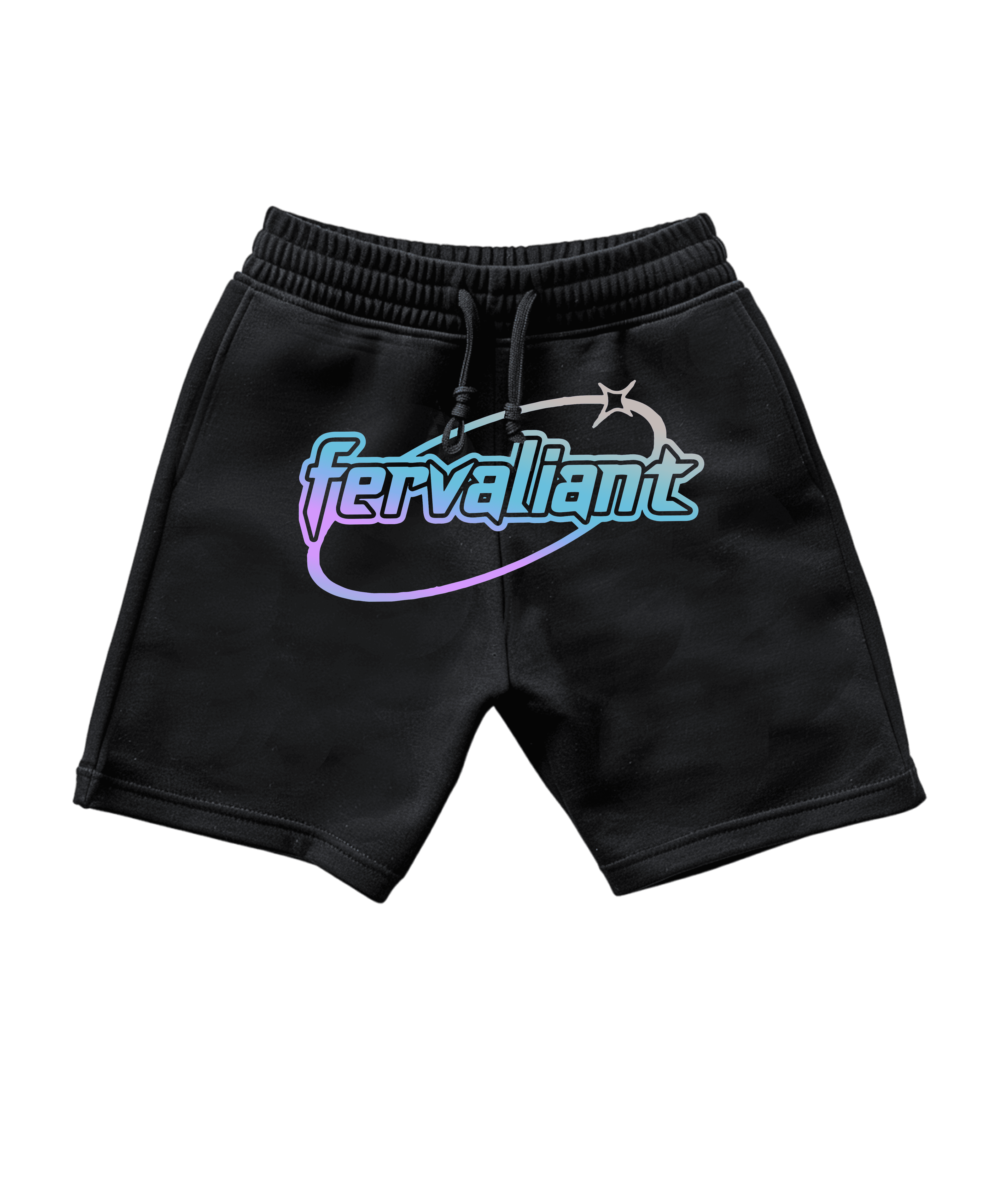  Ellipse Black Hologram Oversize Unisex Short