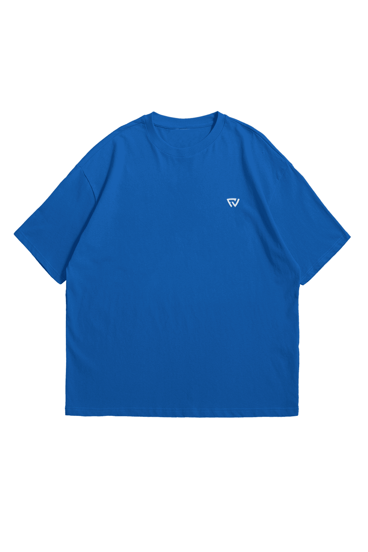 Oversize Basic Tee - Mavi