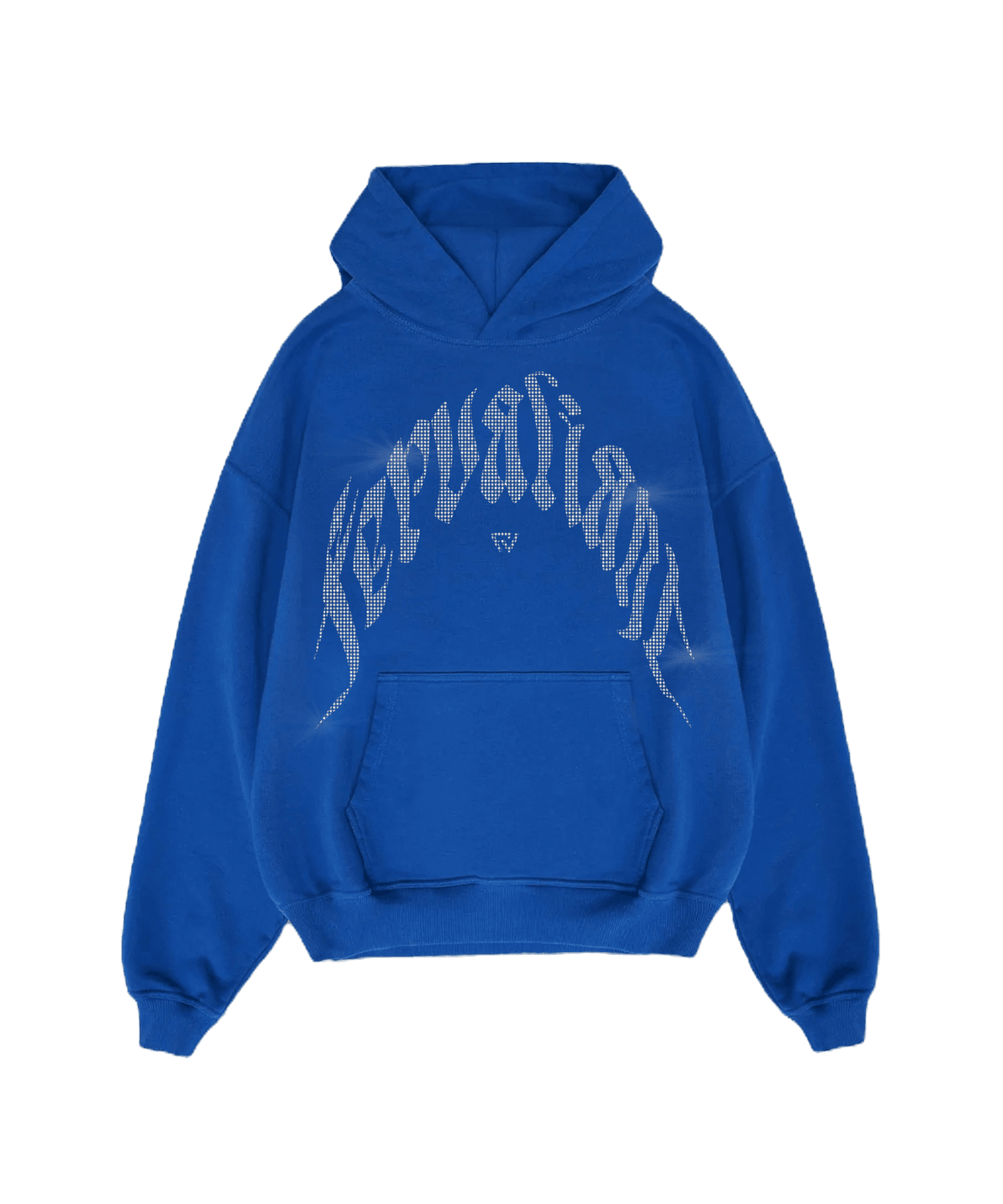 Sax Curved Rhinestone Hoodie