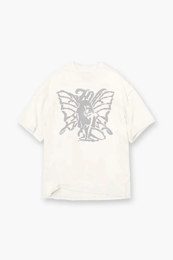 Butterfly Girl White Unisex Tee