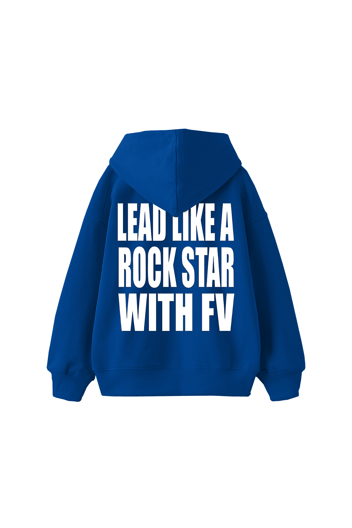 Rock Star Puff Hoodie - Mavi