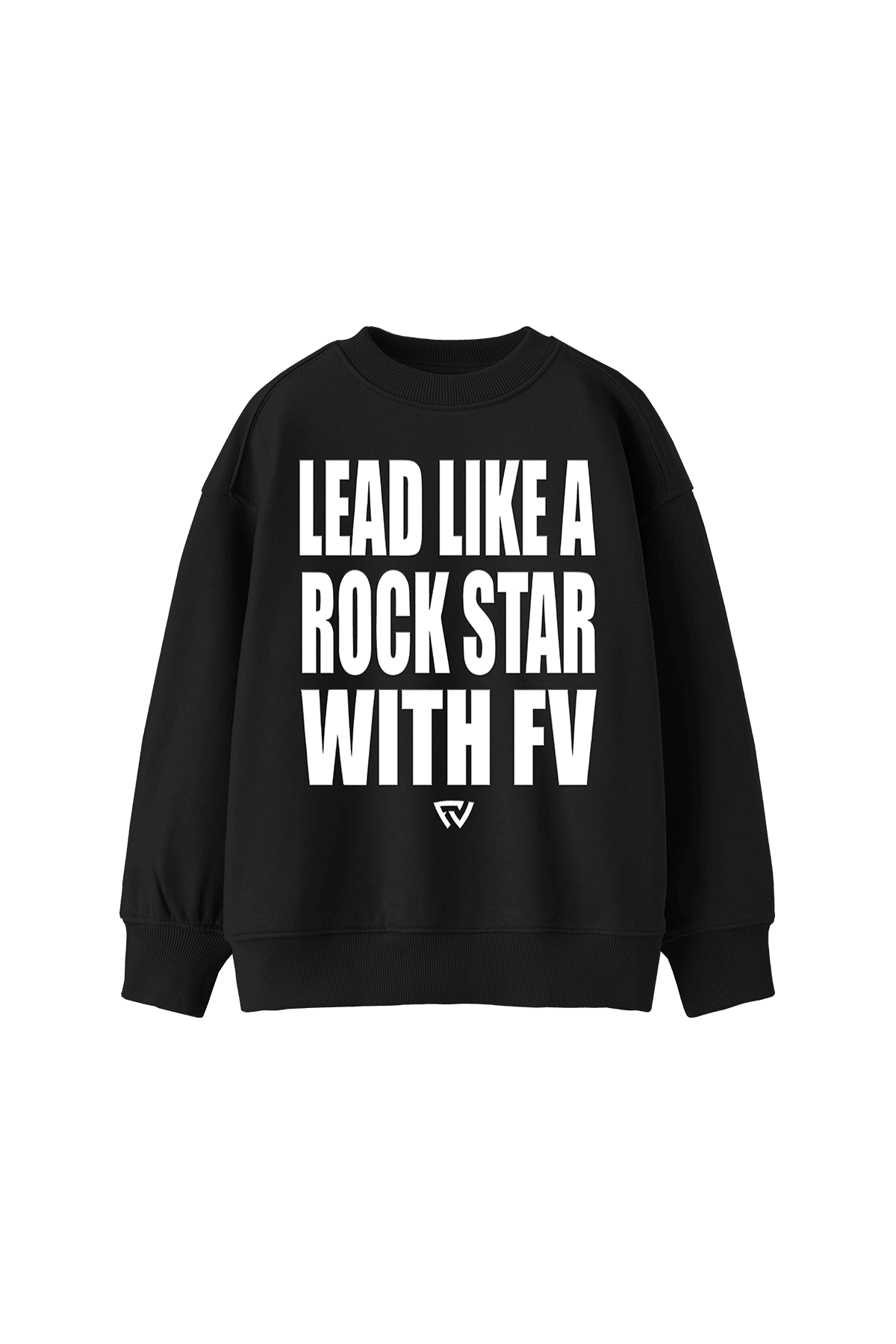 Rock Star Puff Sweatshirt - Siyah