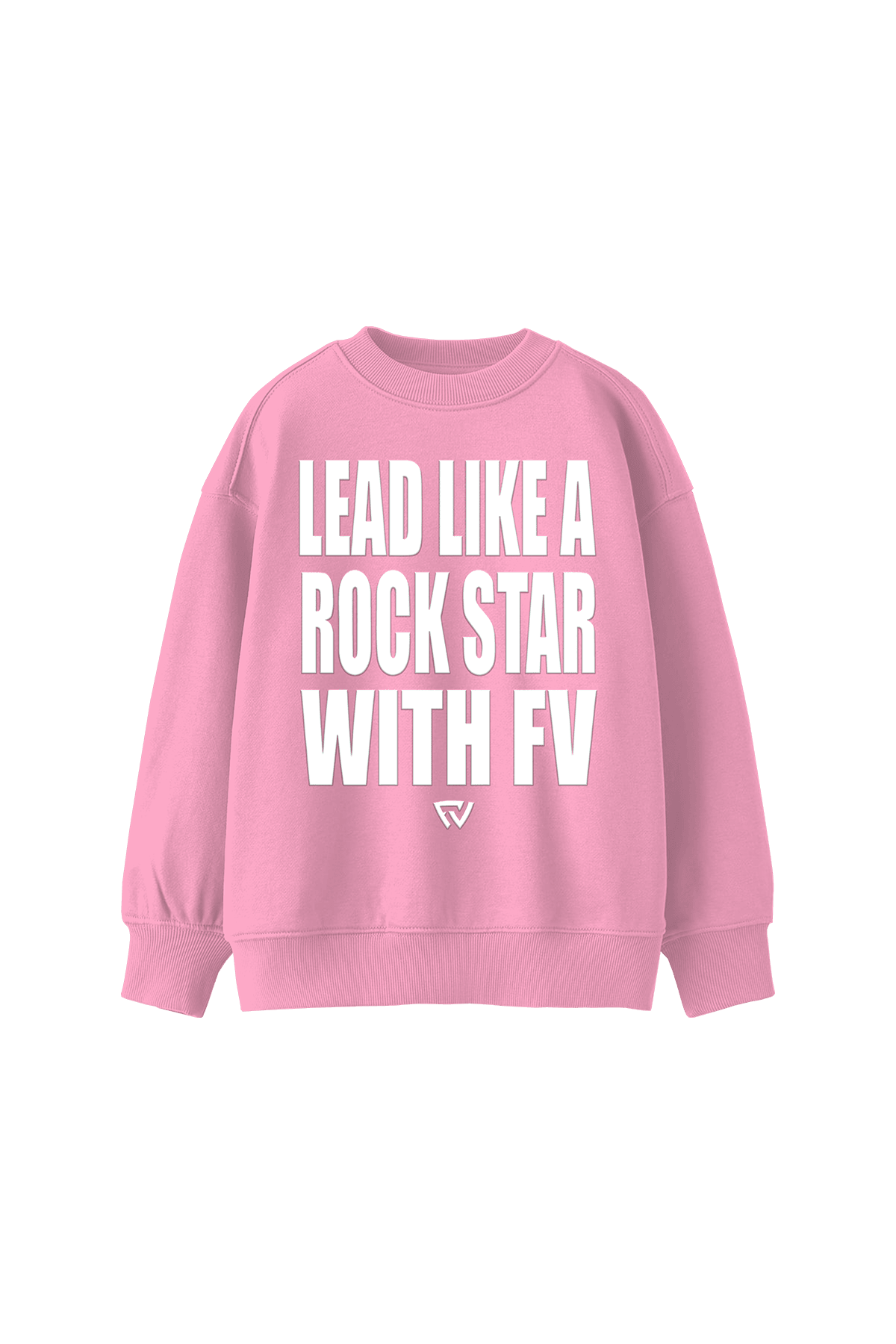 Rock Star Puff Sweatshirt - Pembe