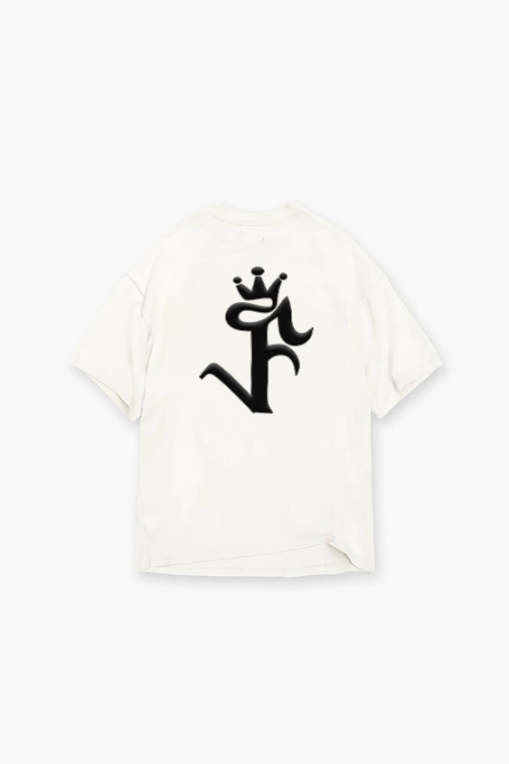 FV King White Oversize Unisex Tee