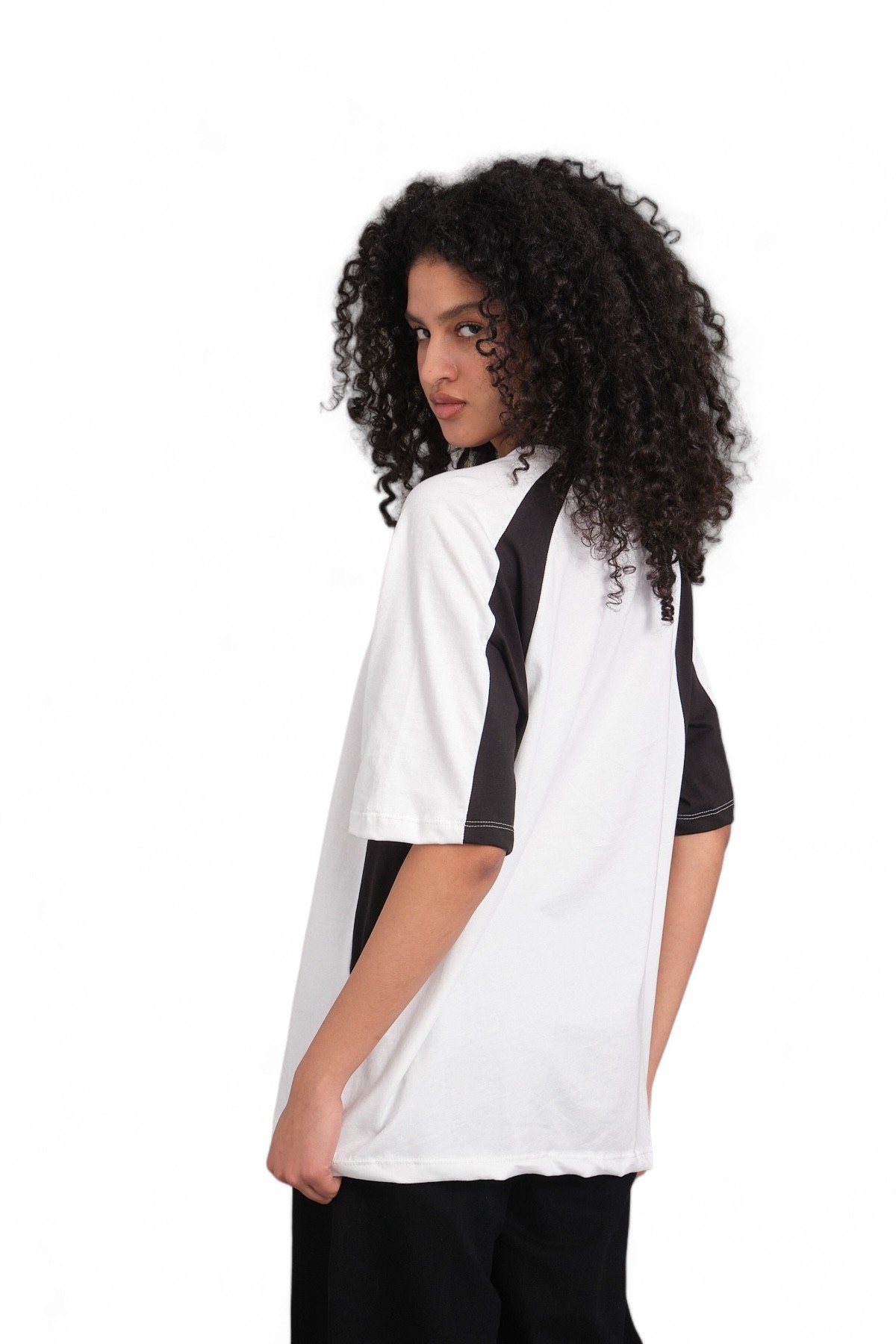 Fer Valiant Retro Oversized White Tee