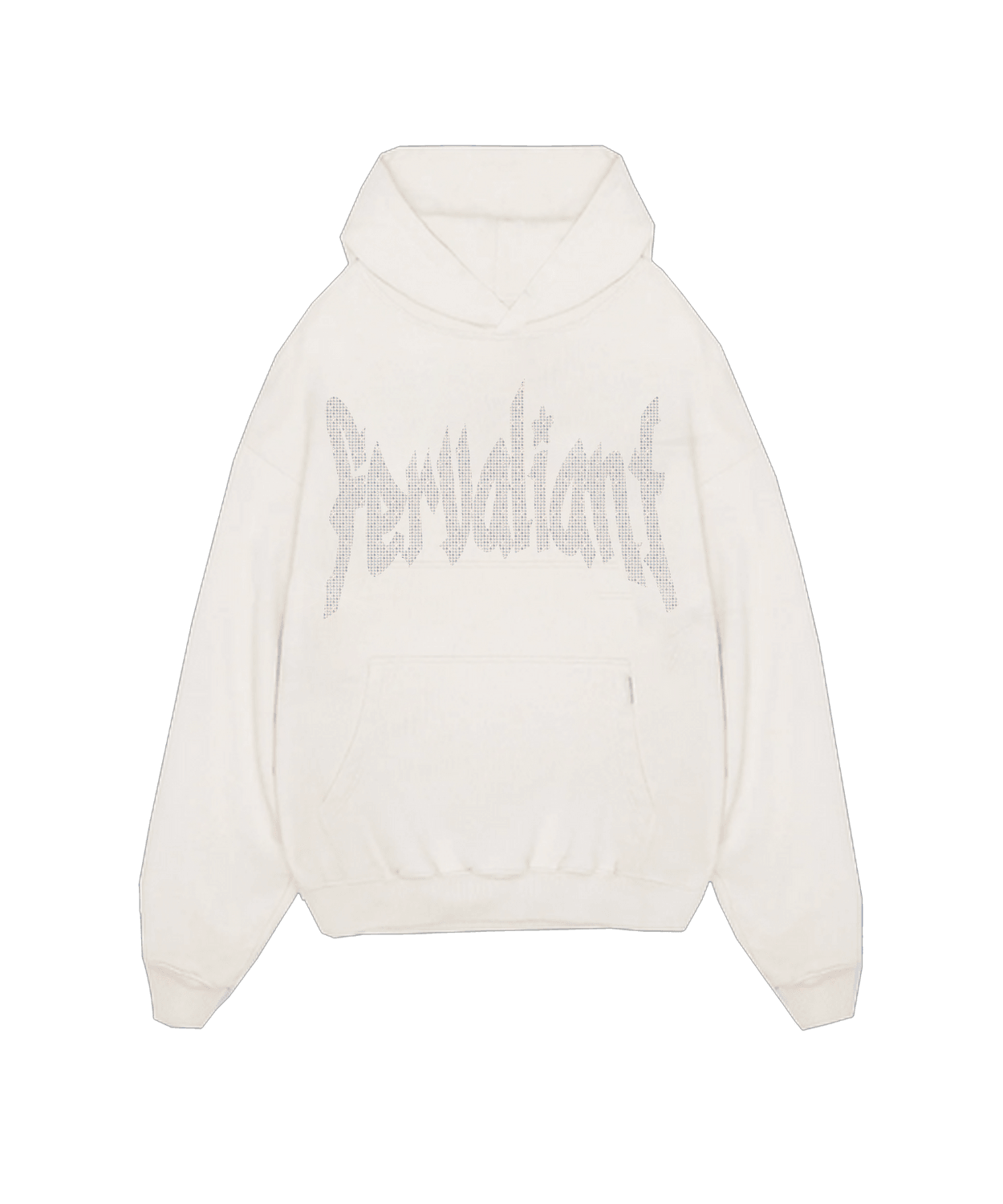  White Star Rhinestone Hoodie