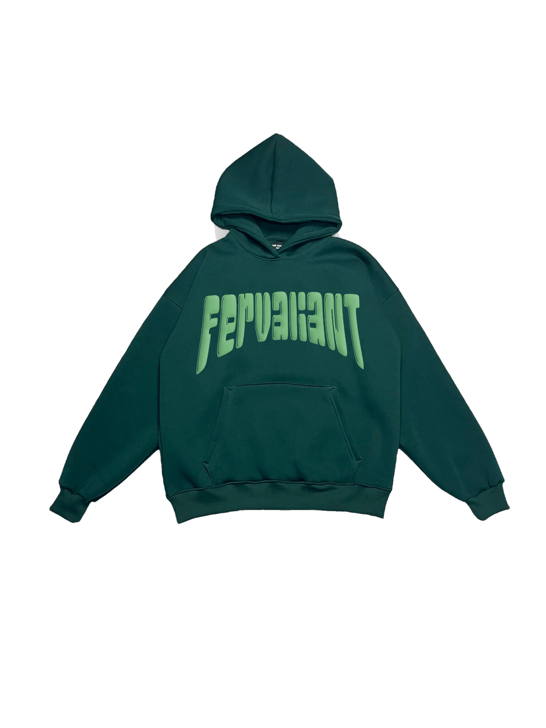  Green Puff Hoodie