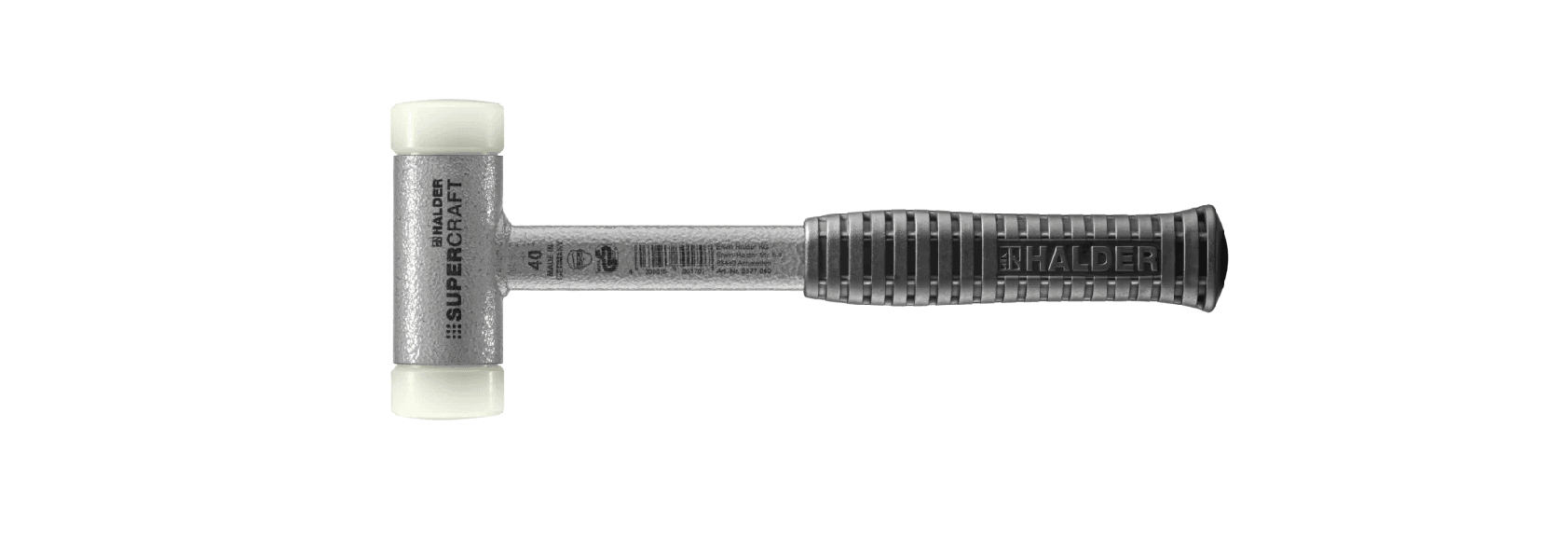 HALDER SUPERCRAFT KIRILMAYA DAYANIKLI ÇELİK SAPLI YUMUŞAK YÜZEYLİ ÇEKİÇ image