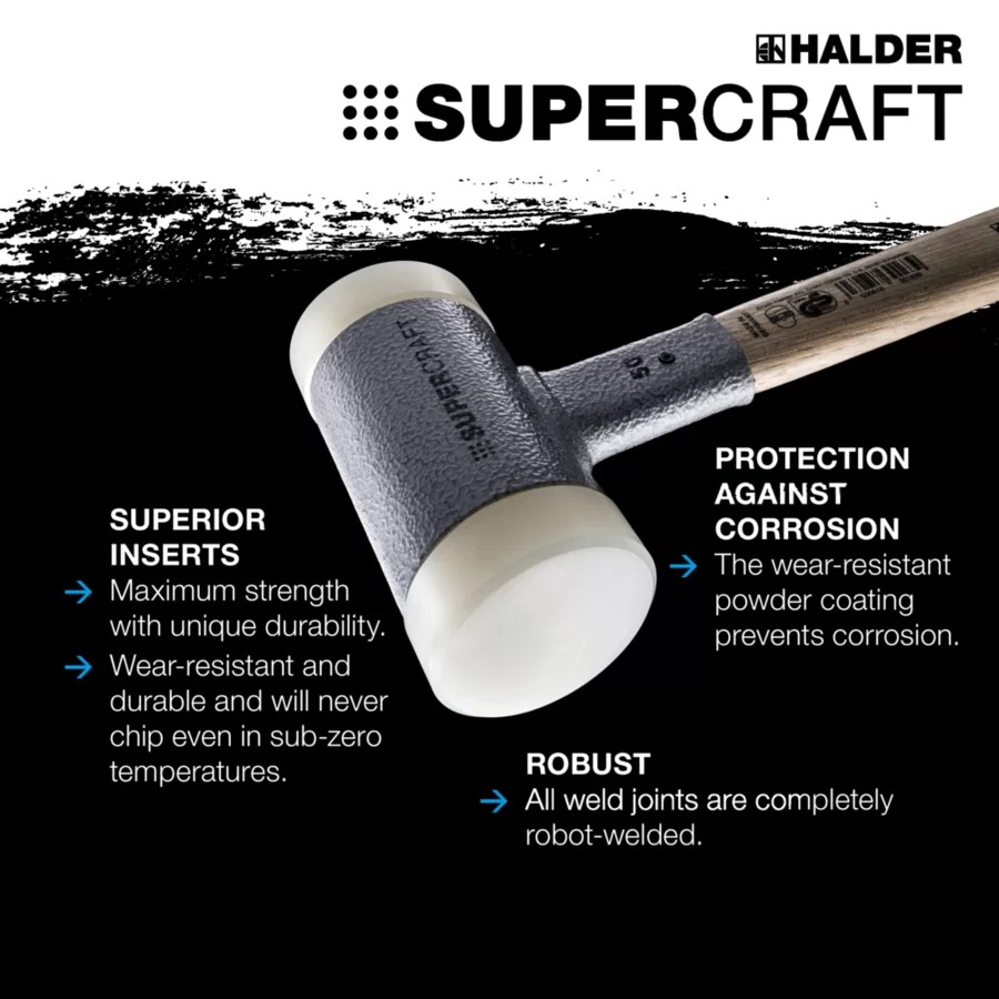 HALDER SUPERCRAFT YUMUŞAK YÜZEYLİ ÇEKİÇ