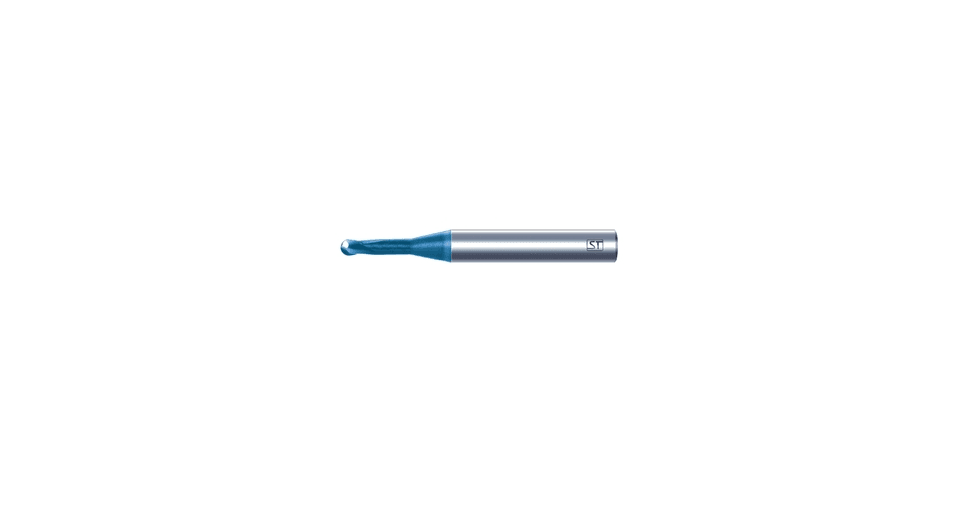 2 AĞIZLI 2NBH Ø2.5 MM DALMA BOYLU KÜRE KARBÜR FREZE image
